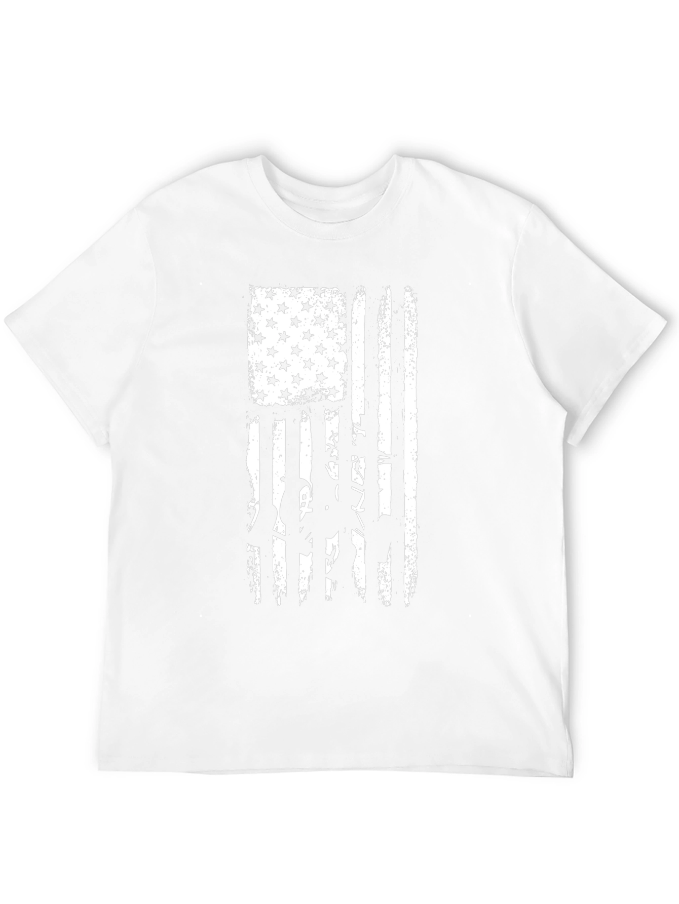 American Flag Cowboy T-Shirt - Black