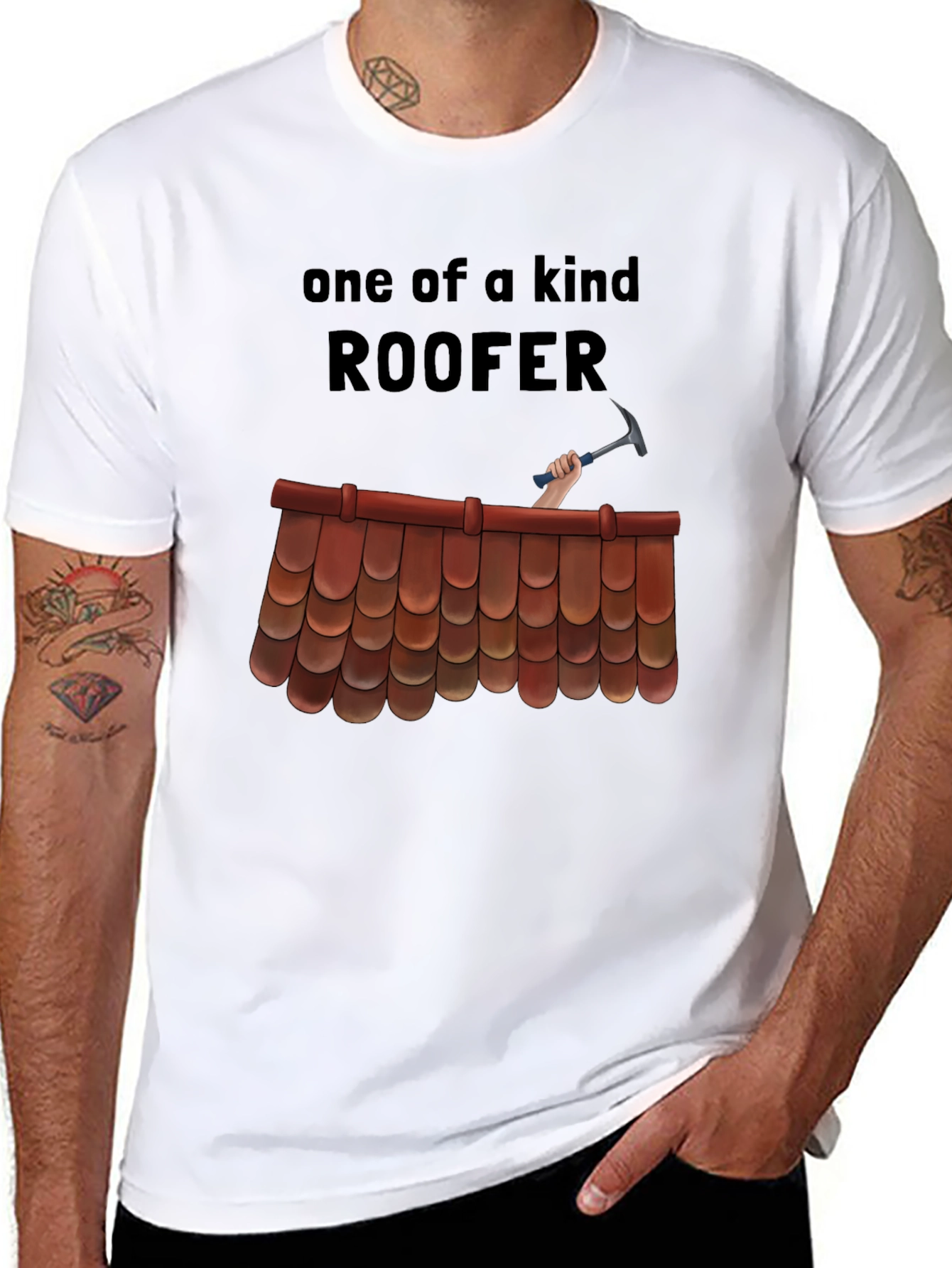 One of a Kind Roofer T-Shirt