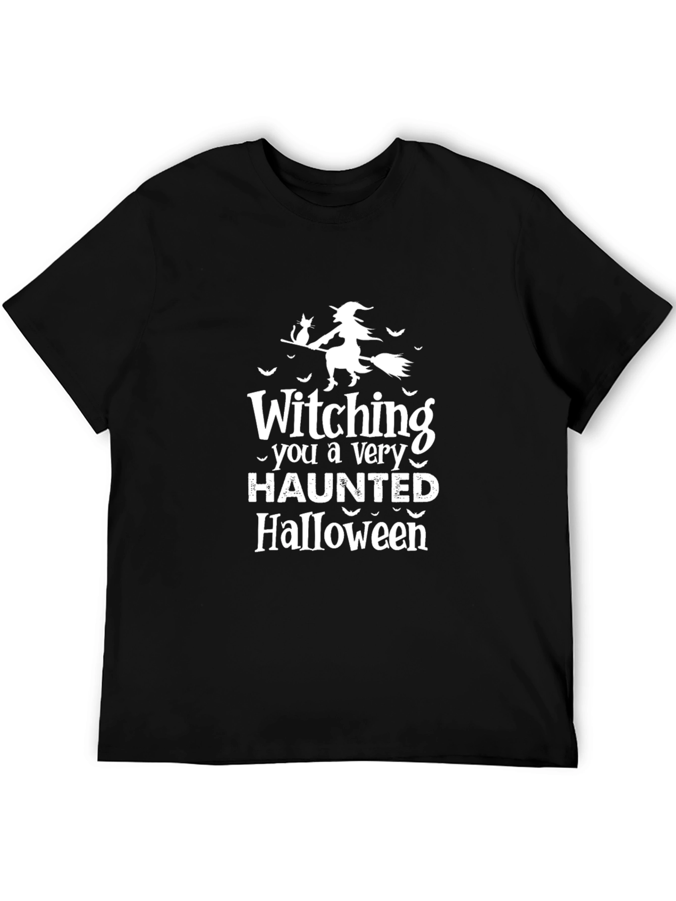 Witching You Halloween Graphic T-Shirt