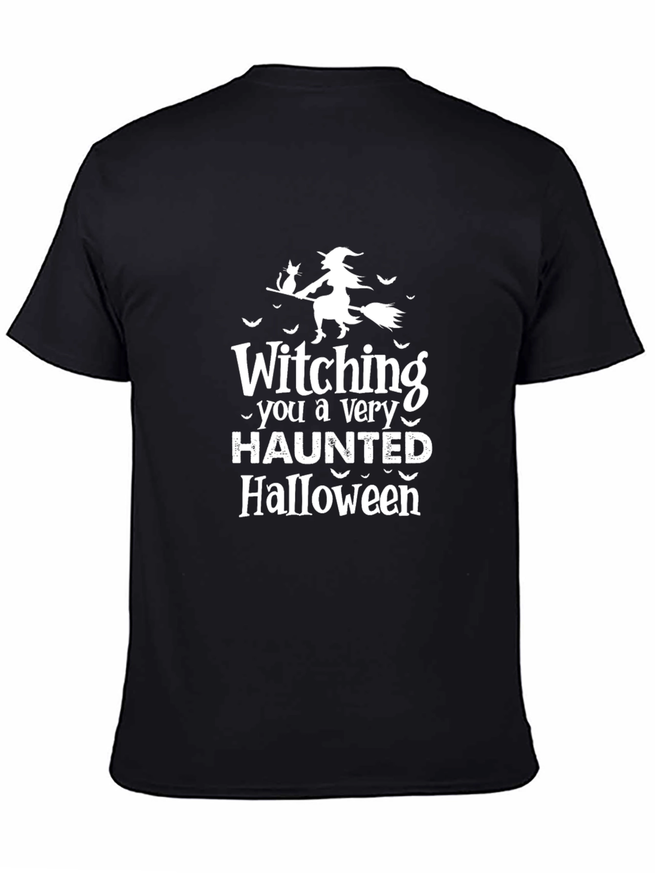 Witching You Halloween Graphic T-Shirt