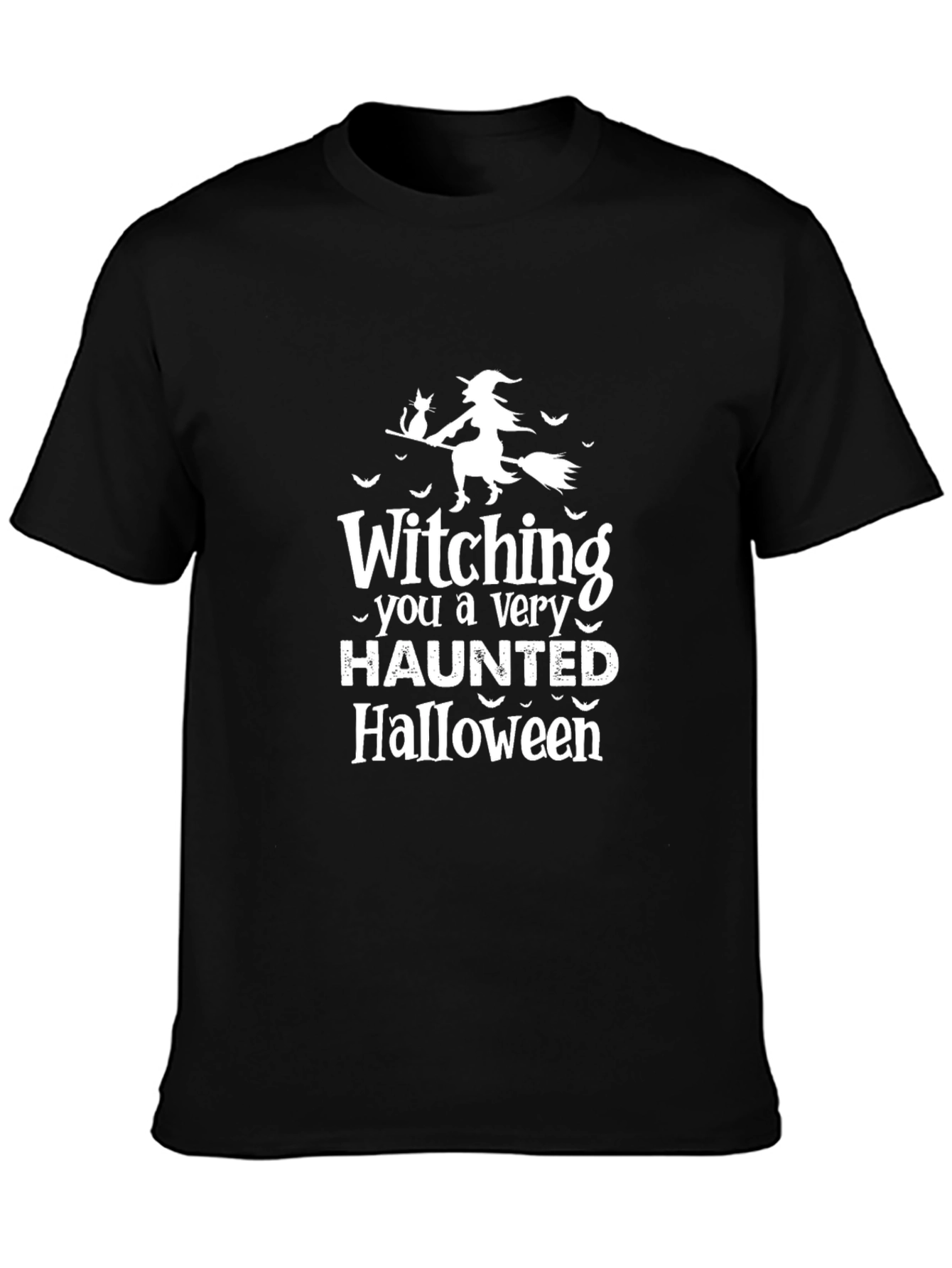 Witching You Halloween Graphic T-Shirt