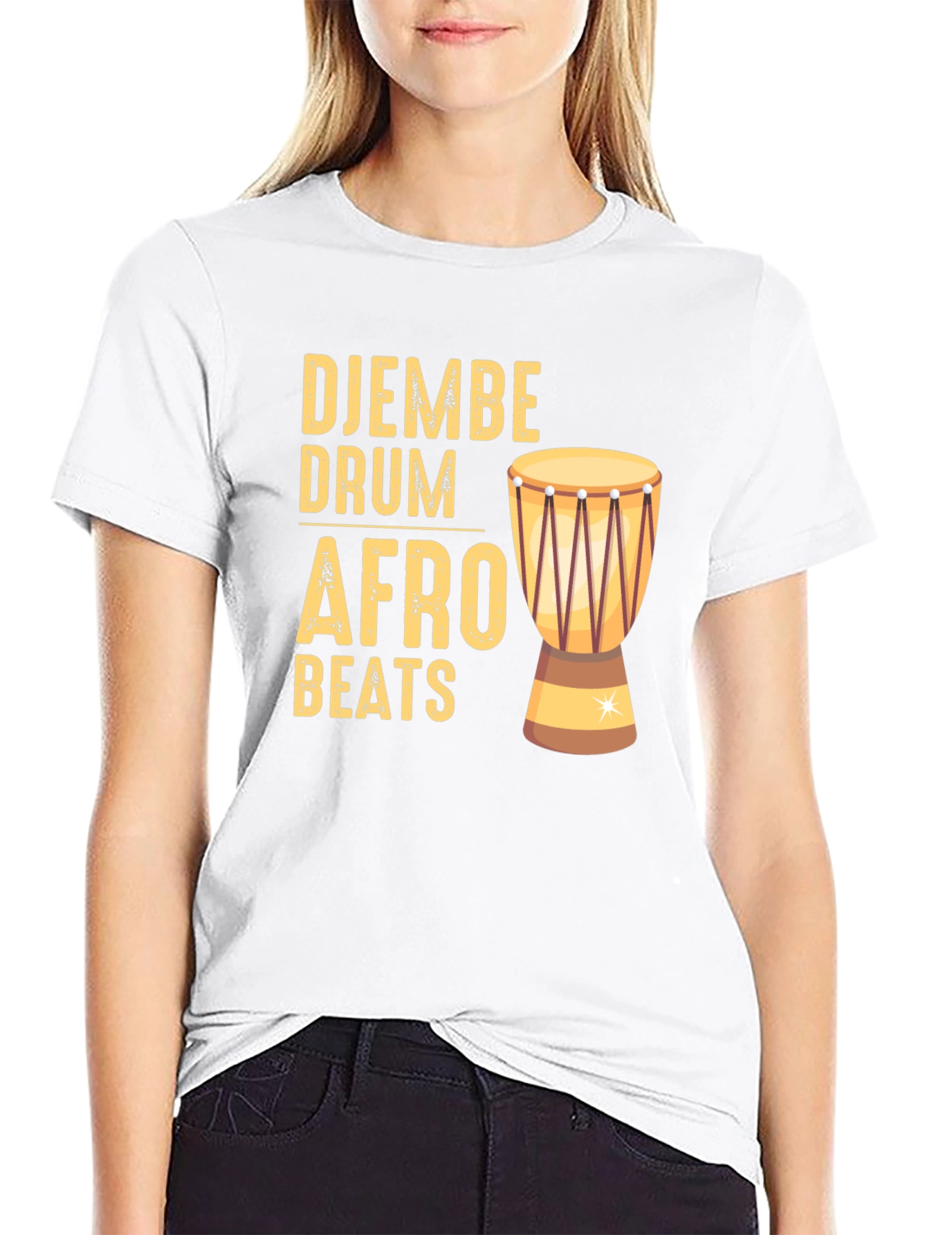 Djembe Drum Afro Beats Graphic Tee