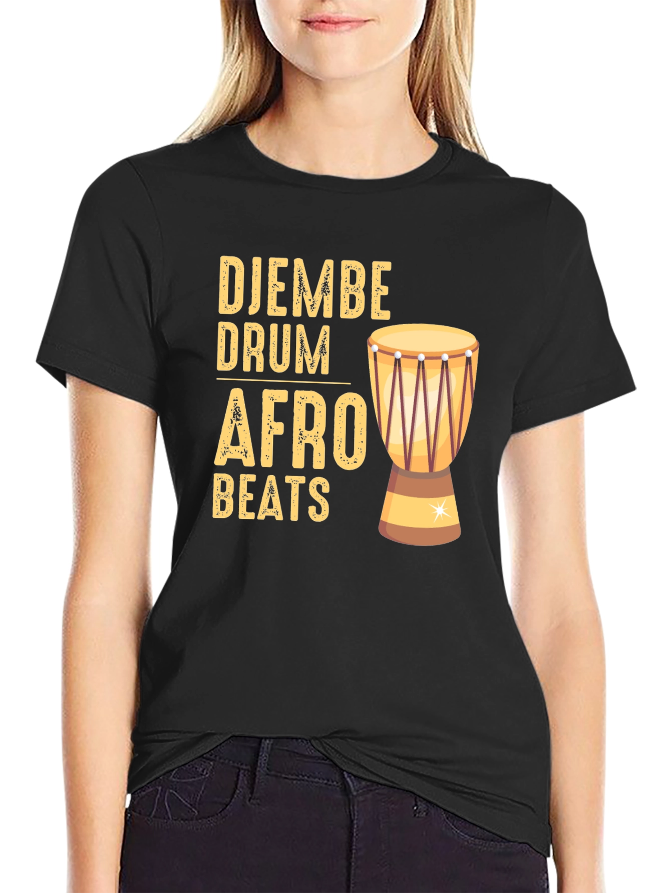 Djembe Drum Afro Beats Graphic Tee