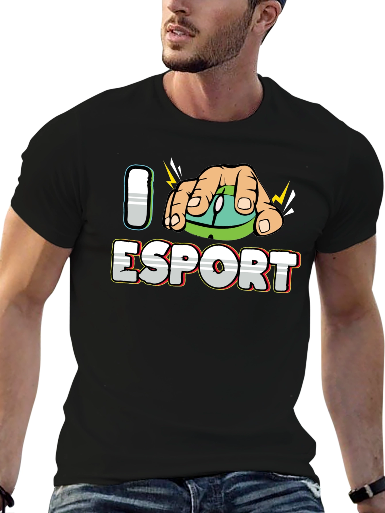 I Love Esport Gaming T-Shirt - Gamer Apparel