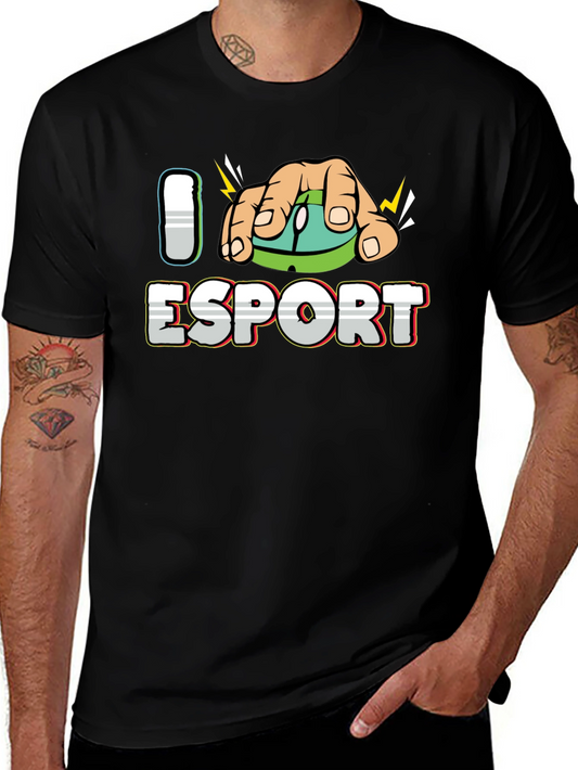 I Love Esport Gaming T-Shirt - Gamer Apparel