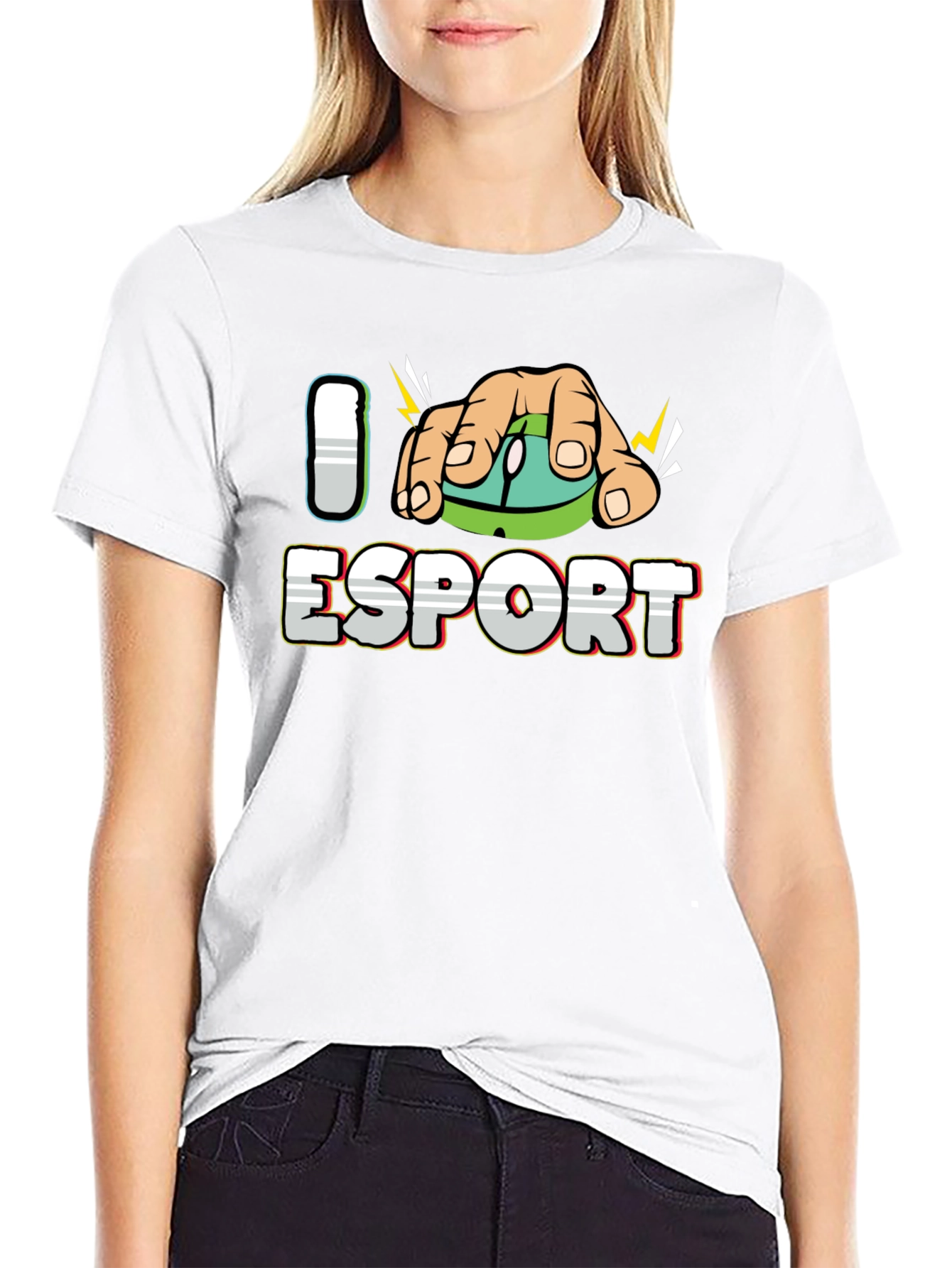 I Love Esport Gaming T-Shirt - Gamer Apparel