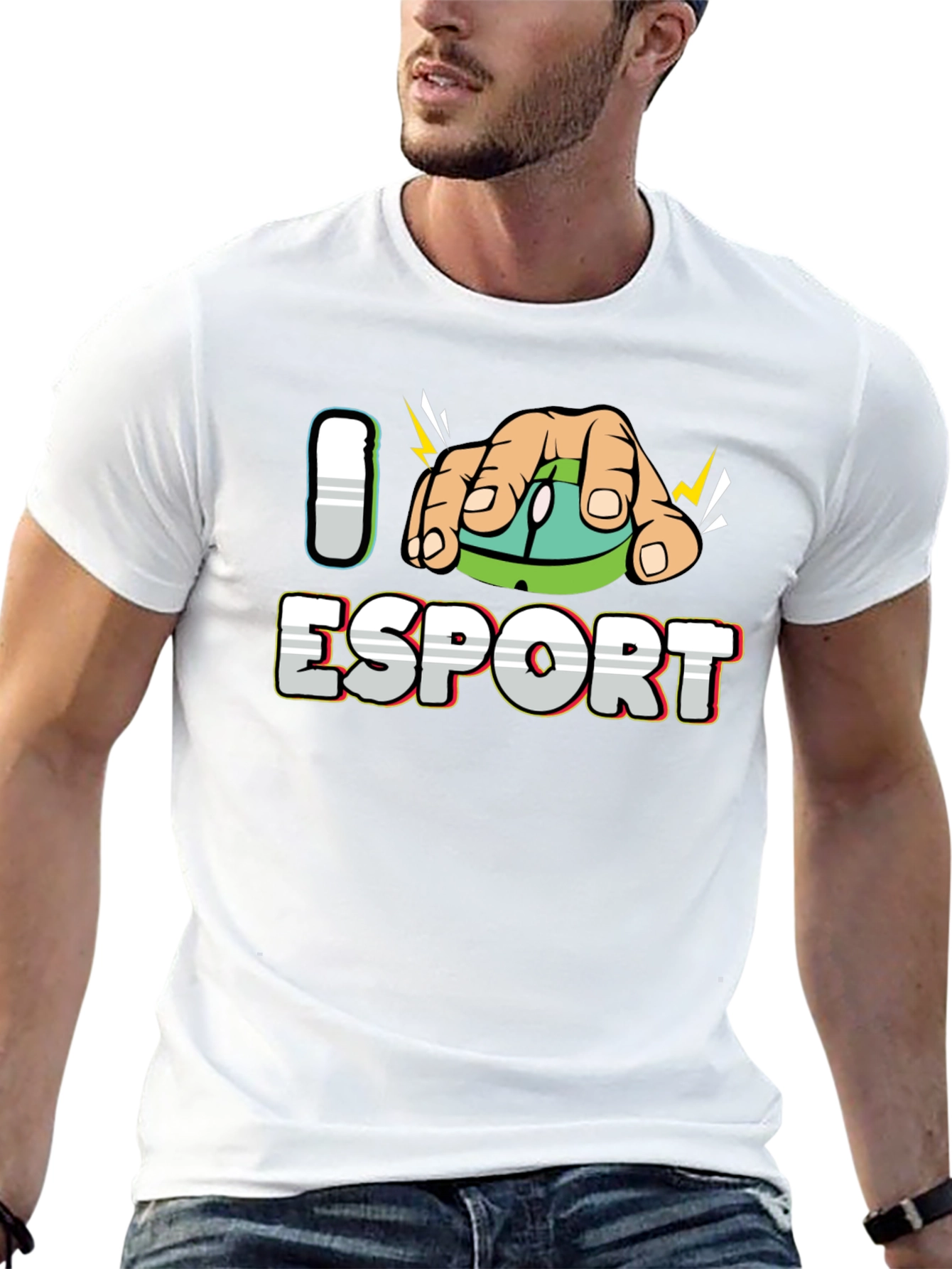 I Love Esport Gaming T-Shirt - Gamer Apparel