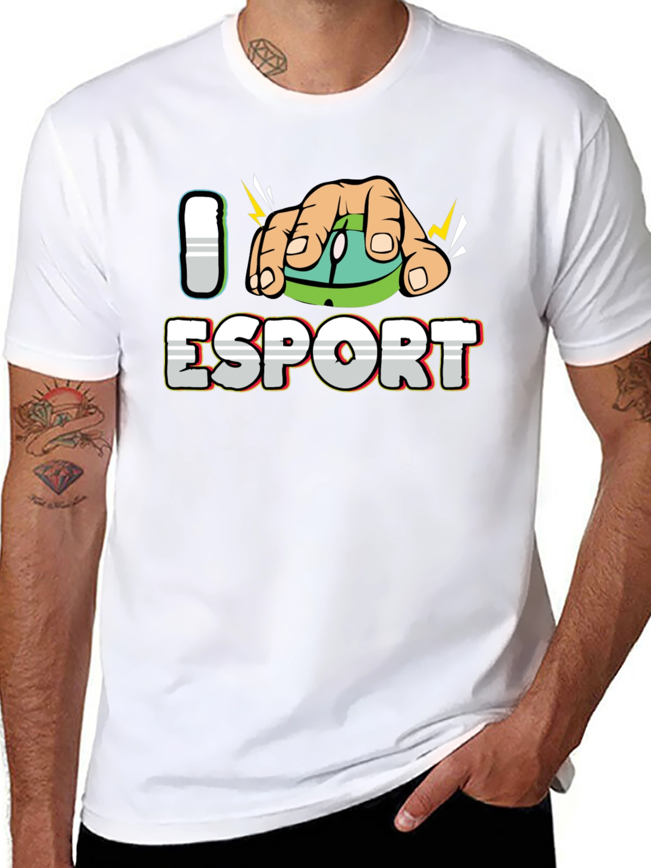 I Love Esport Gaming T-Shirt - Gamer Apparel
