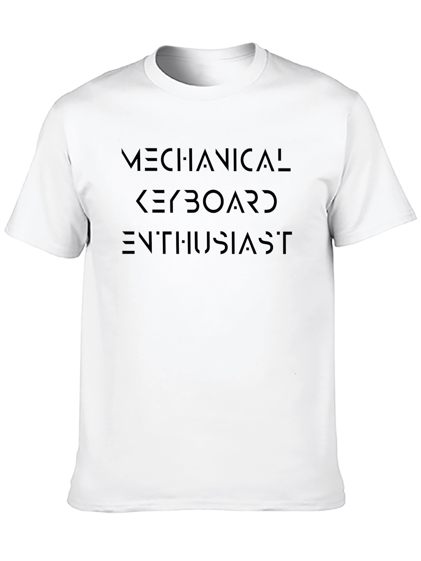Mechanical Keyboard Enthusiast Black T-Shirt