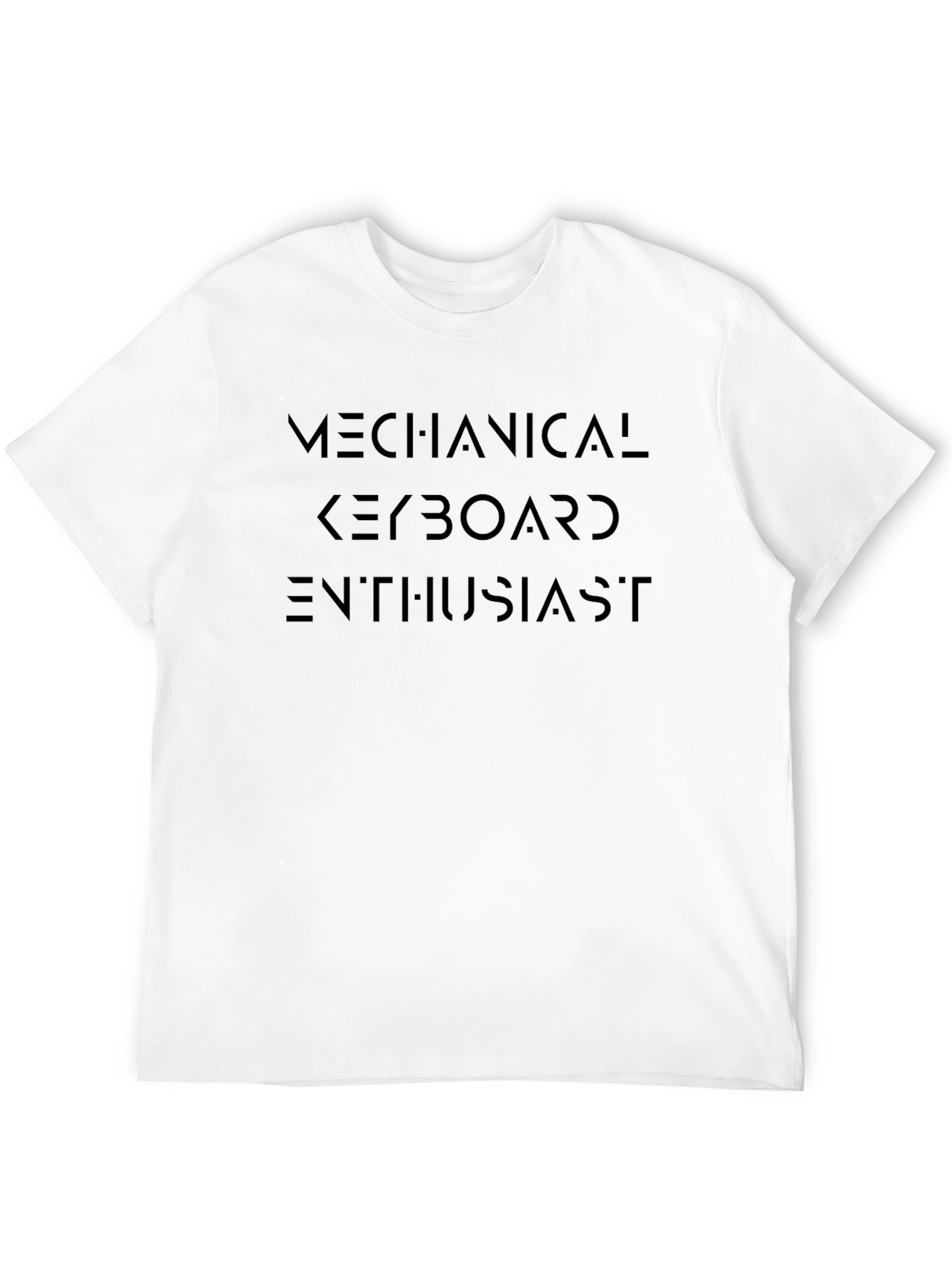 Mechanical Keyboard Enthusiast Black T-Shirt