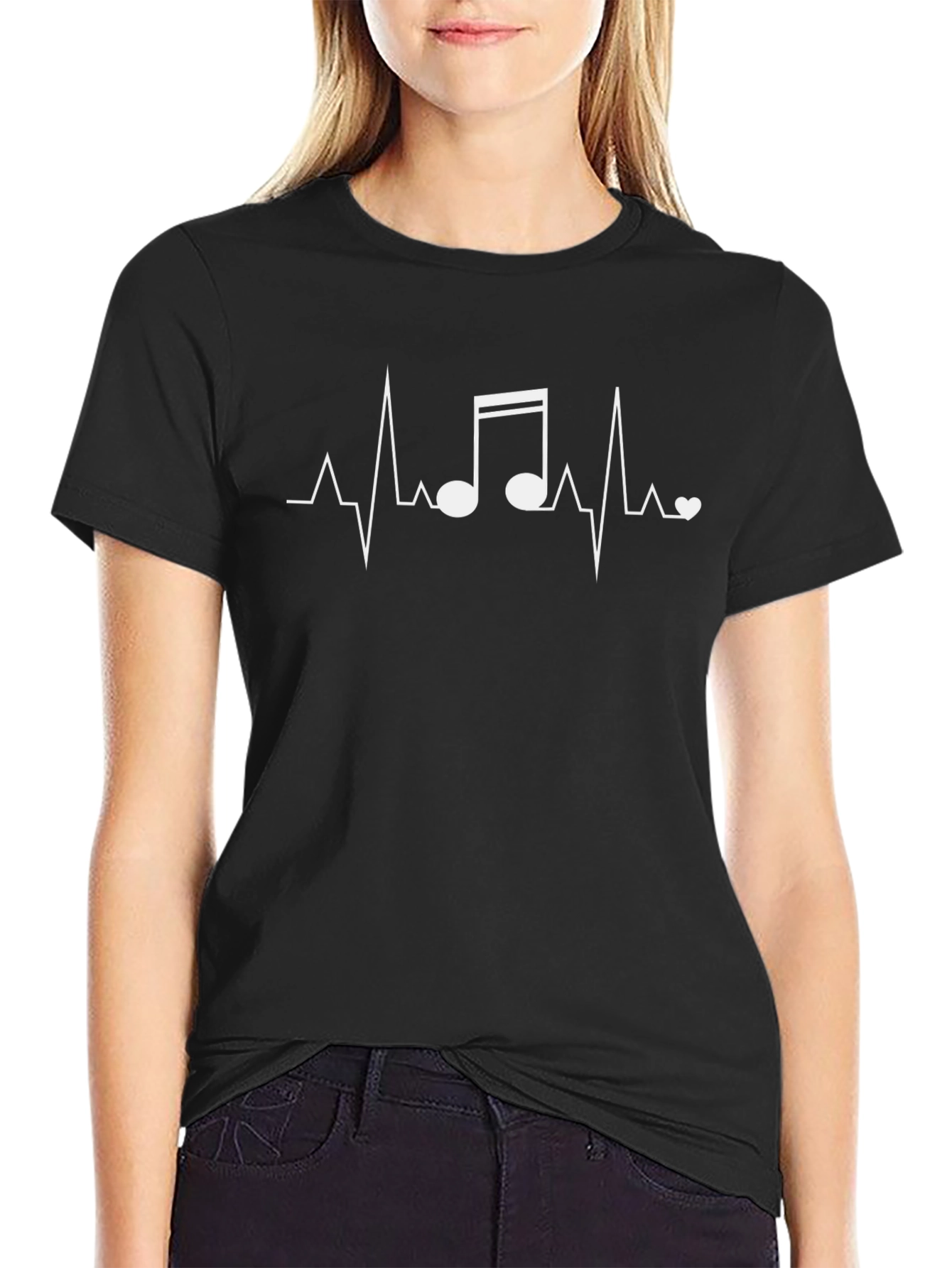 Music Lovers Heartbeat T-Shirt
