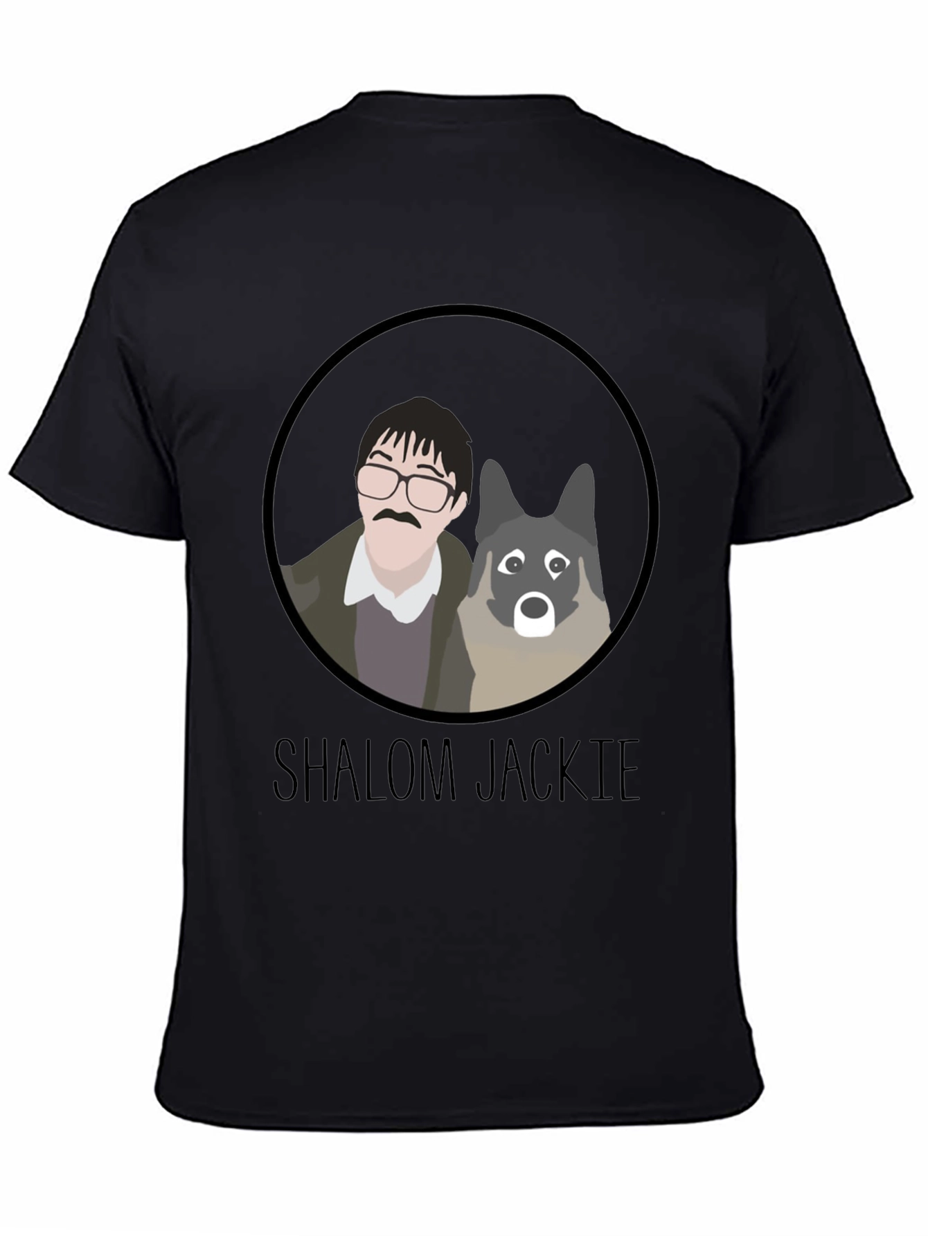 Shalom Jackie T-Shirt - Cartoon Graphic Tee