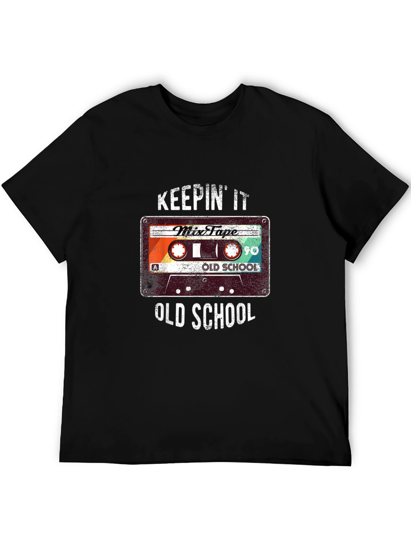 Keepin it Old School Cassette Tape Graphic Tee
