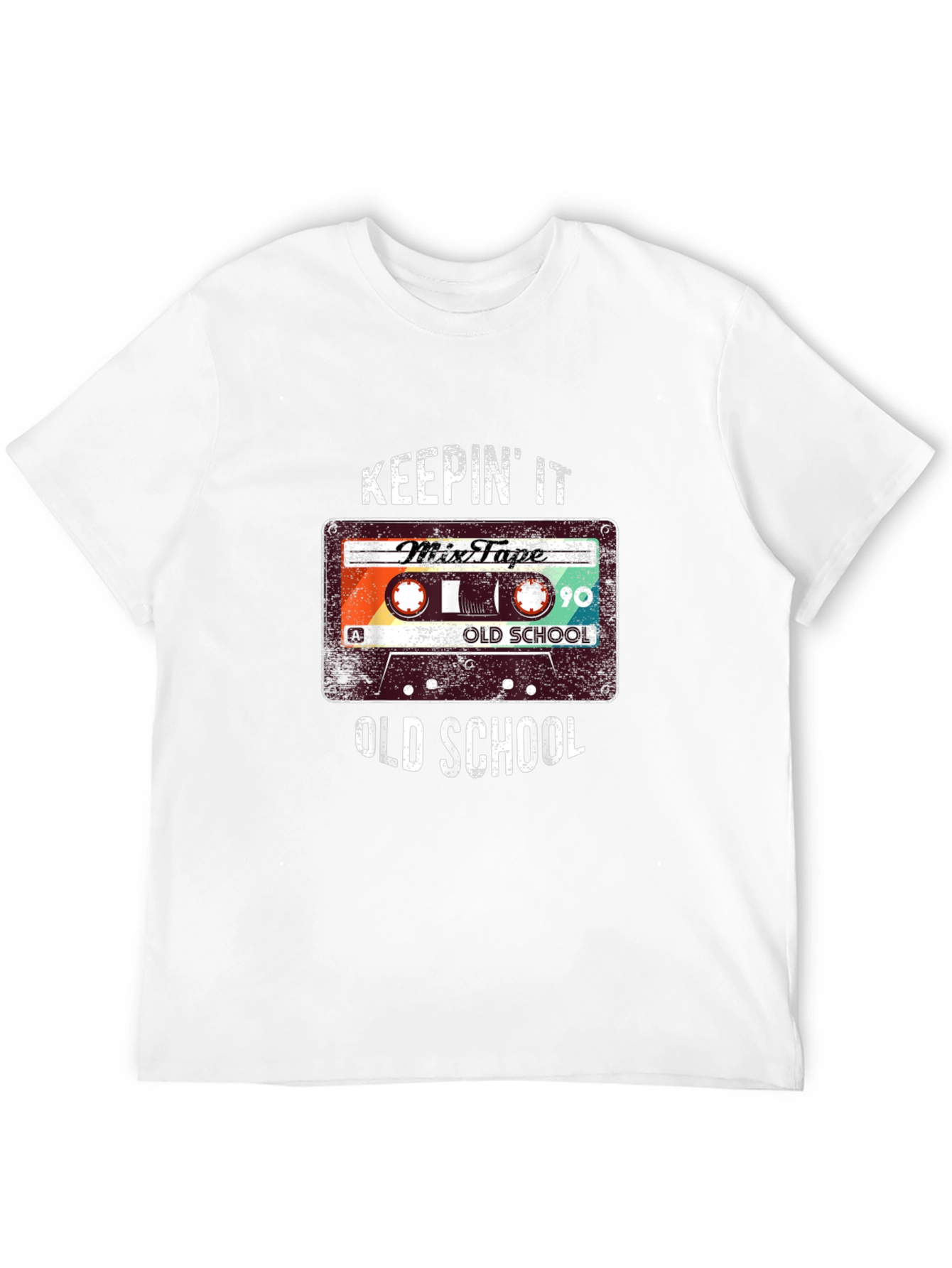 Keepin it Old School Cassette Tape Graphic Tee
