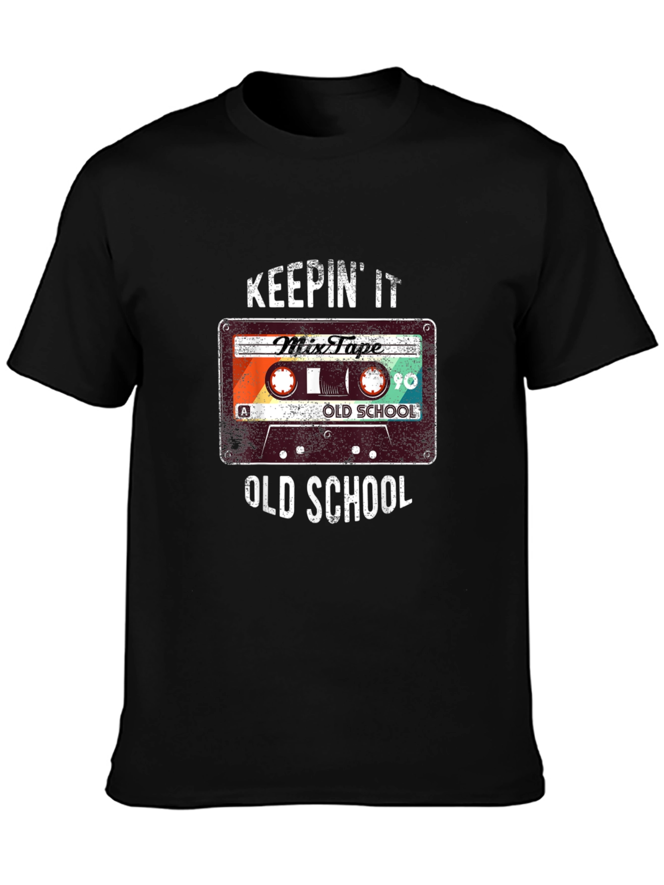 Keepin it Old School Cassette Tape Graphic Tee