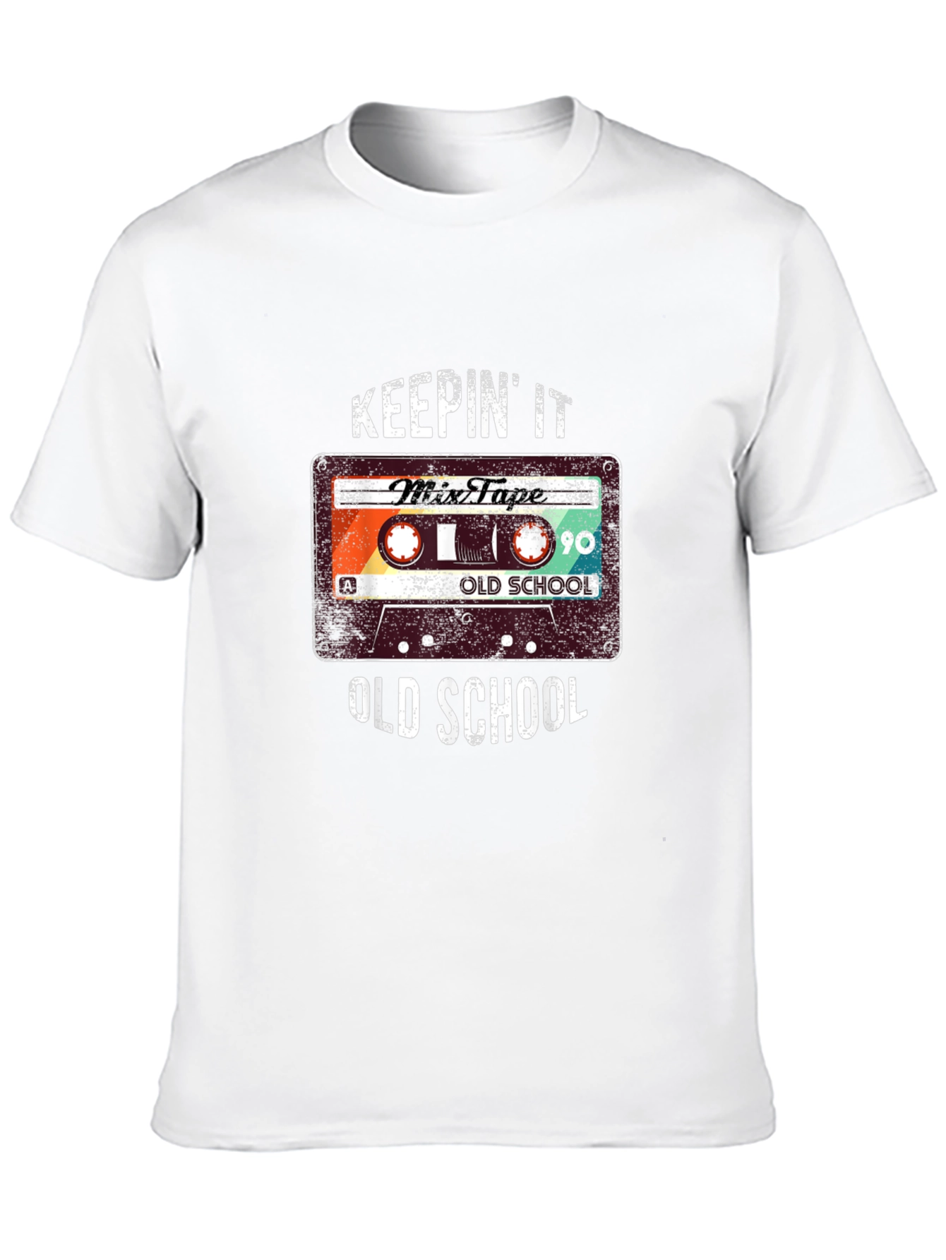 Keepin it Old School Cassette Tape Graphic Tee