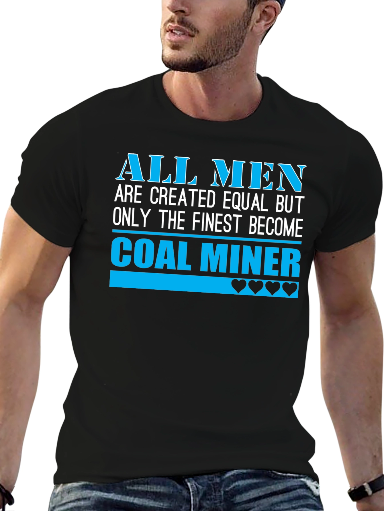 Coal Miner Graphic Tee - Mens Black T-Shirt