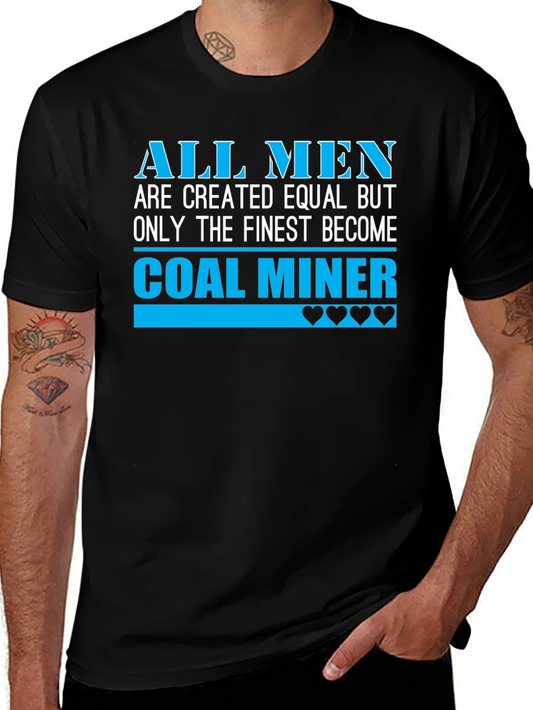 Coal Miner Graphic Tee - Mens Black T-Shirt