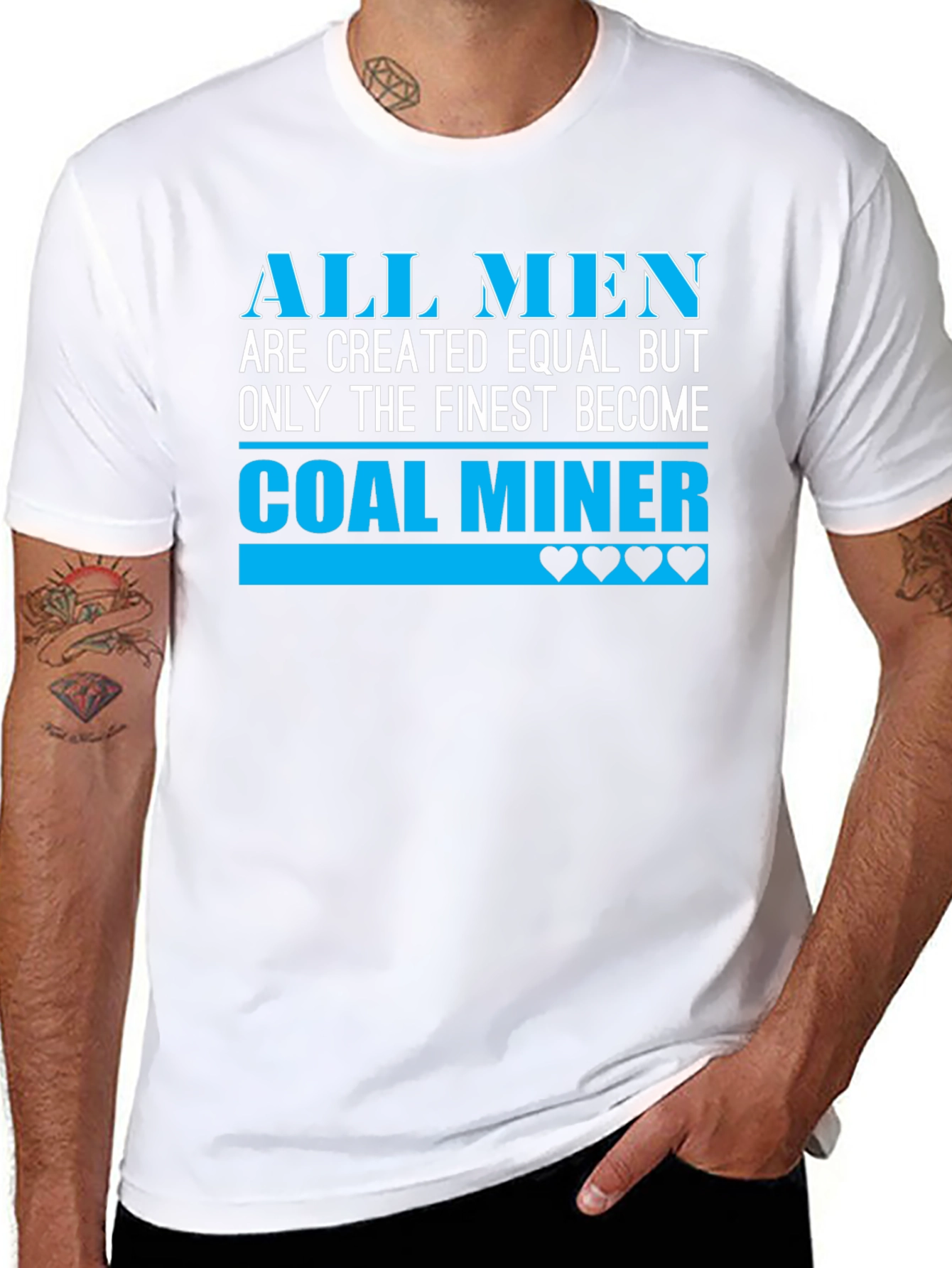 Coal Miner Graphic Tee - Mens Black T-Shirt
