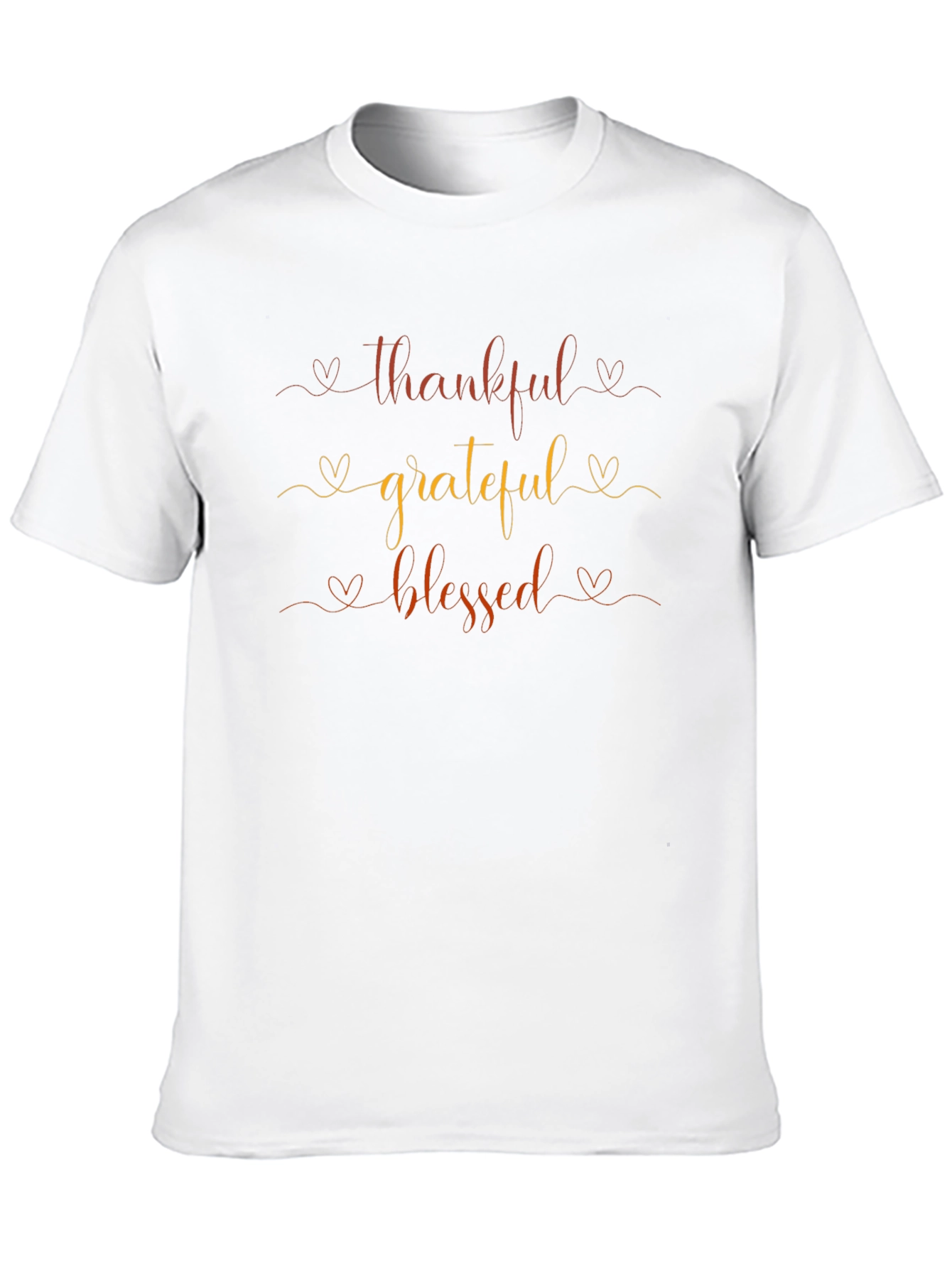 Thankful Grateful Blessed Fall T-Shirt