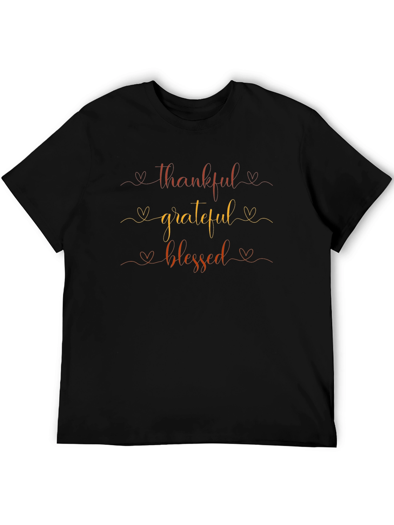 Thankful Grateful Blessed Fall T-Shirt