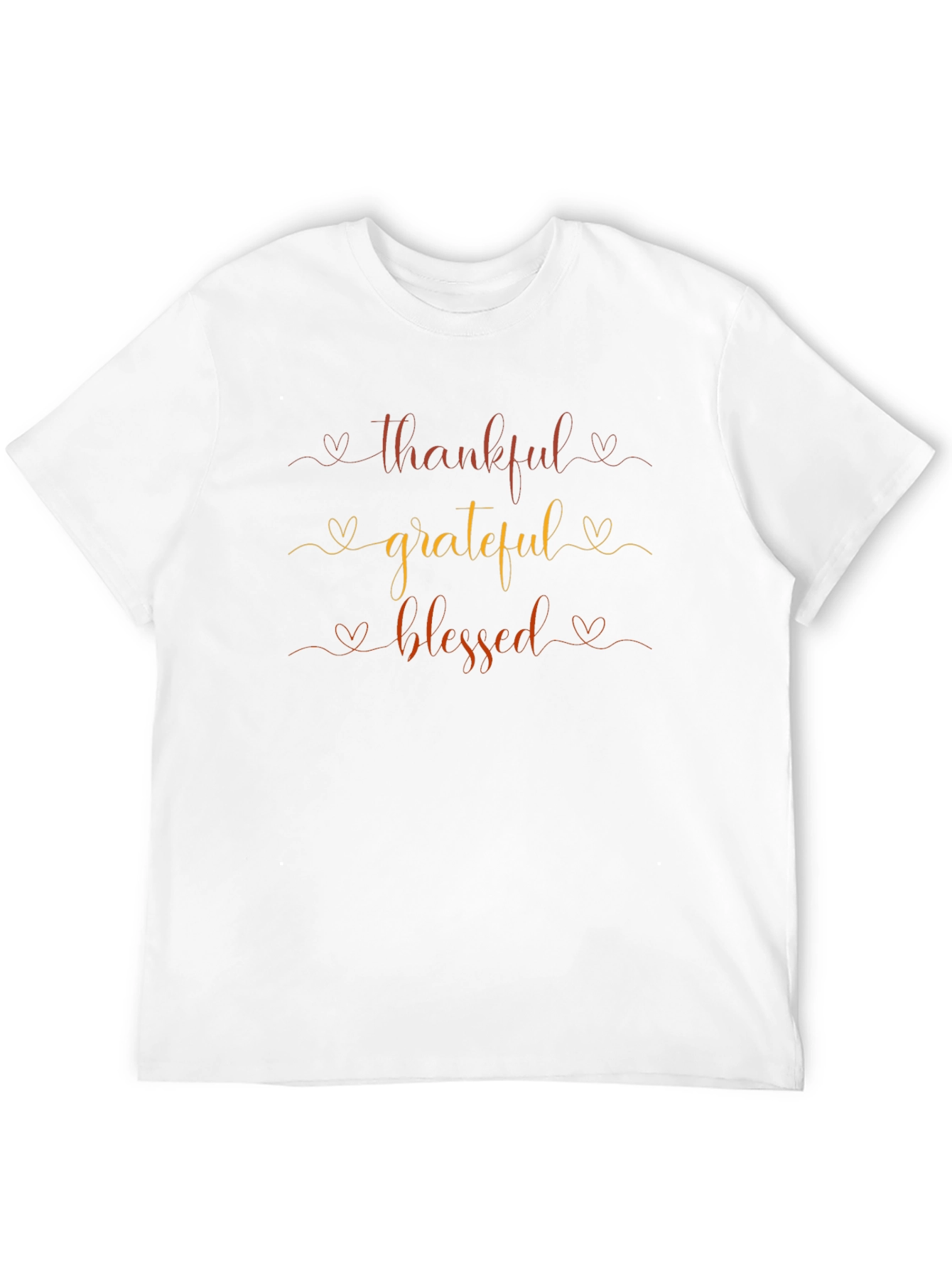 Thankful Grateful Blessed Fall T-Shirt