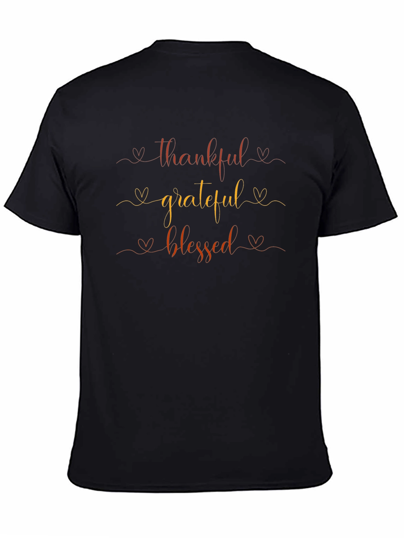 Thankful Grateful Blessed Fall T-Shirt