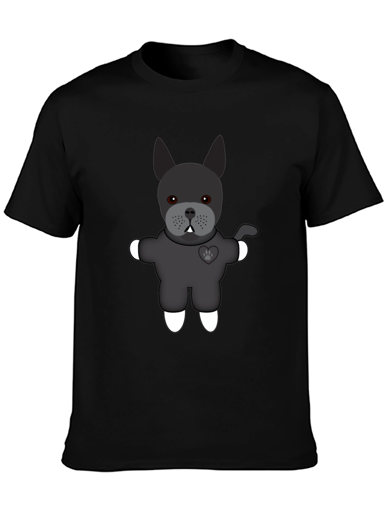 Black French Bulldog Graphic Tee