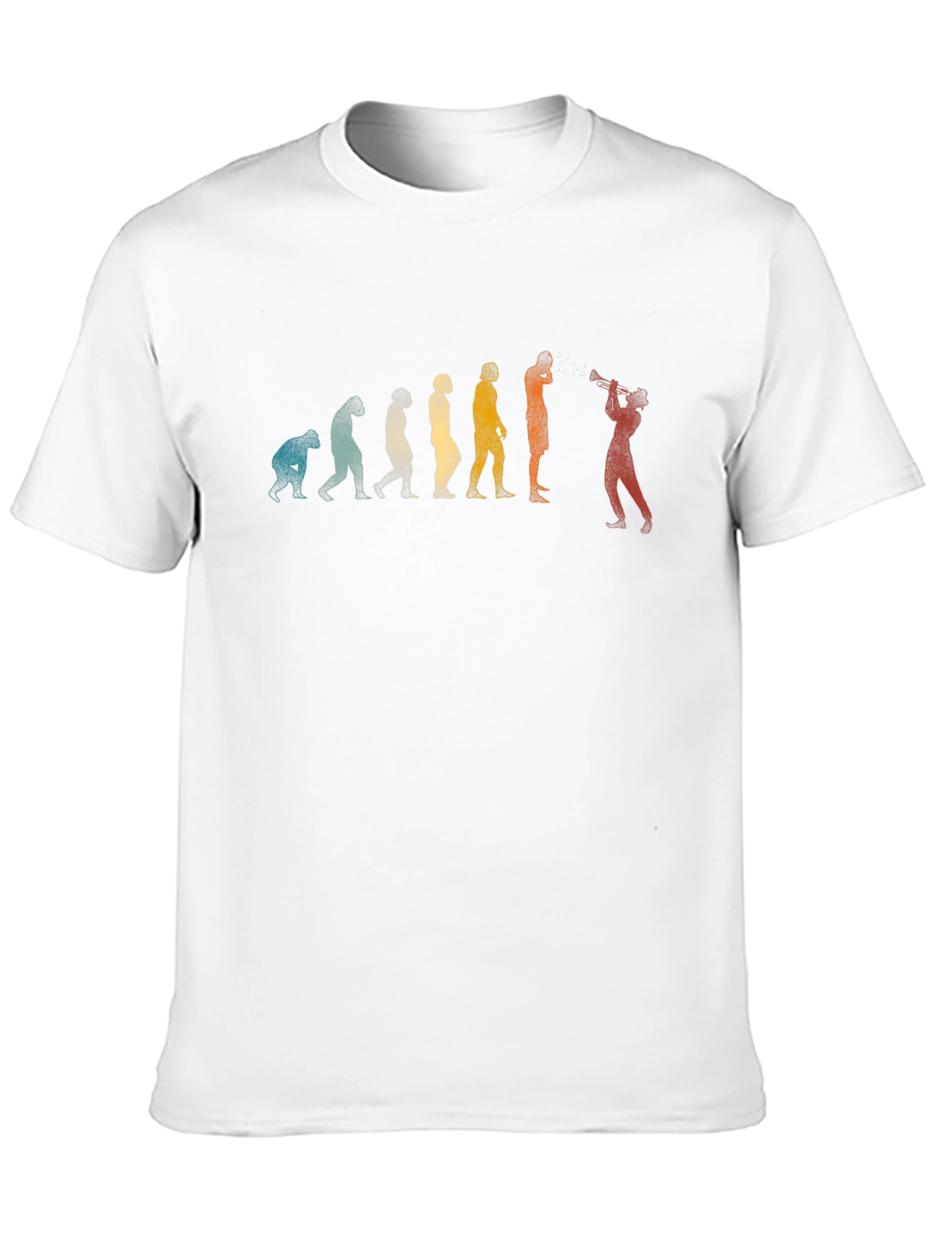 Evolution of Trumpet Player T-Shirt