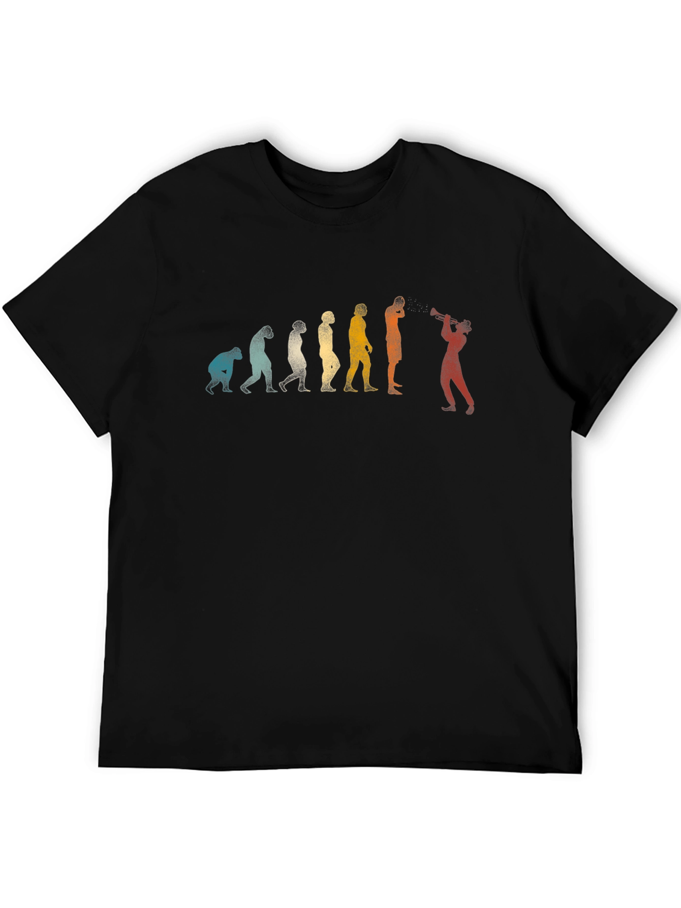 Evolution of Trumpet Player T-Shirt
