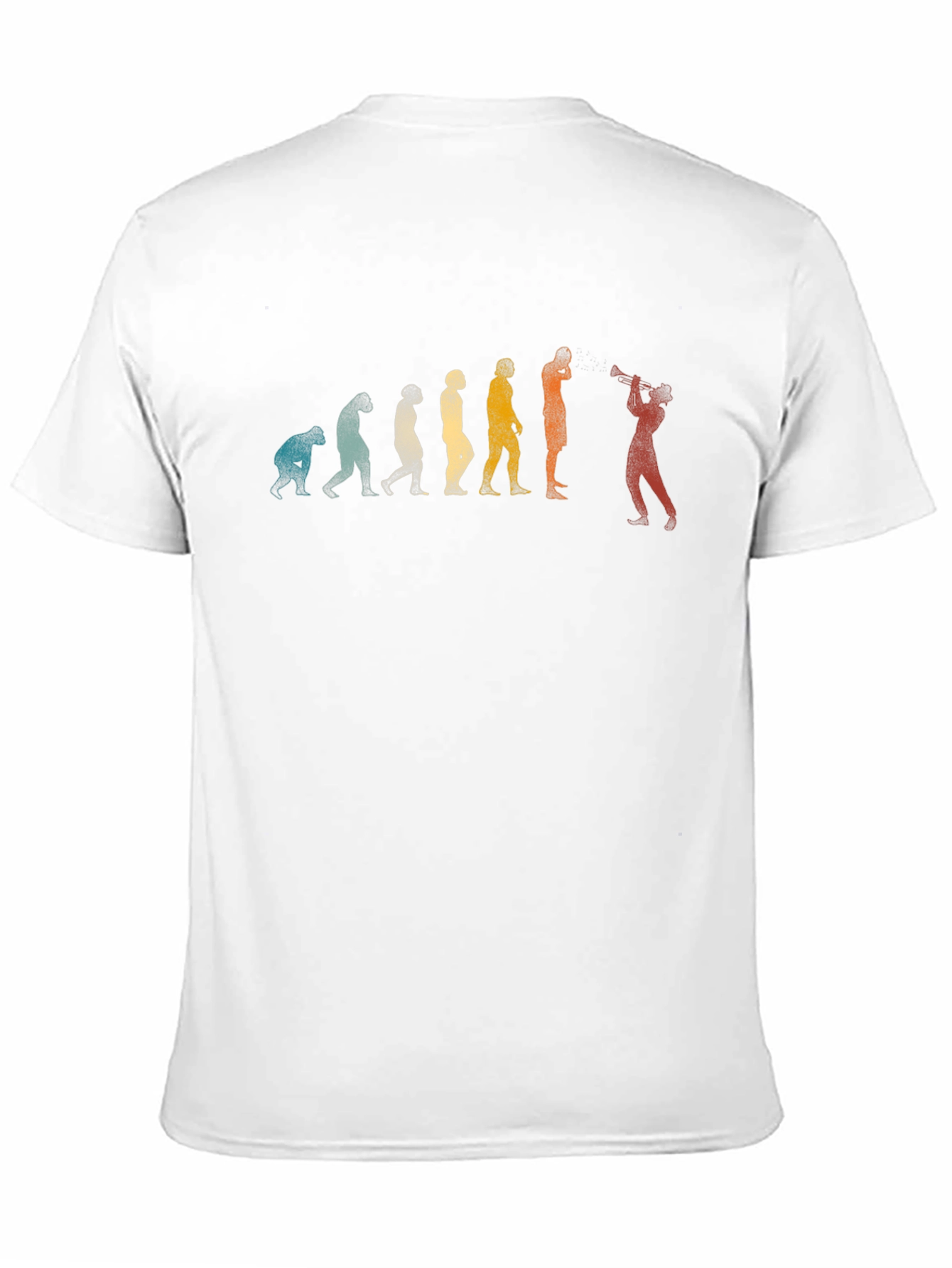 Evolution of Trumpet Player T-Shirt