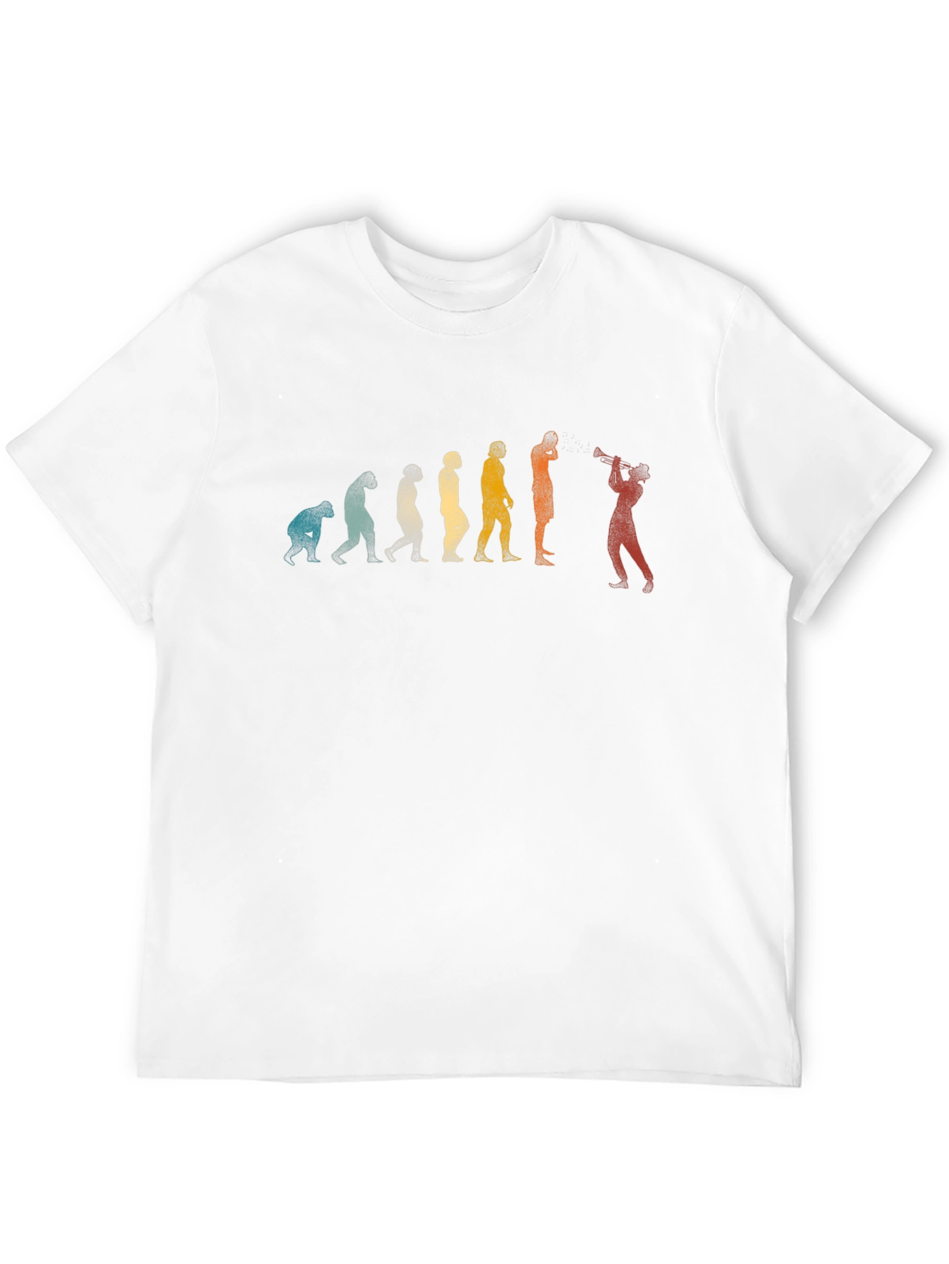 Evolution of Trumpet Player T-Shirt