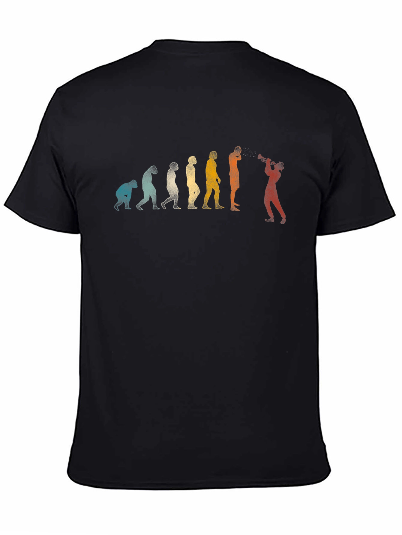 Evolution of Trumpet Player T-Shirt