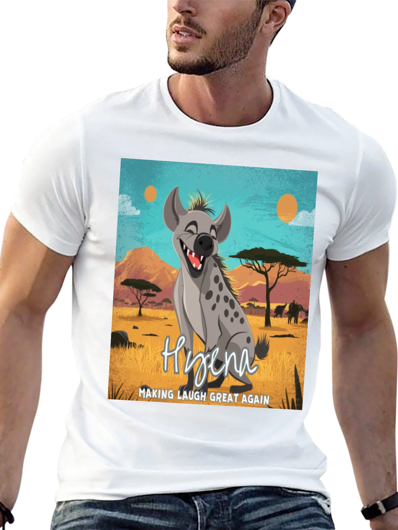 Hyena Making Laugh Great Again T-Shirt