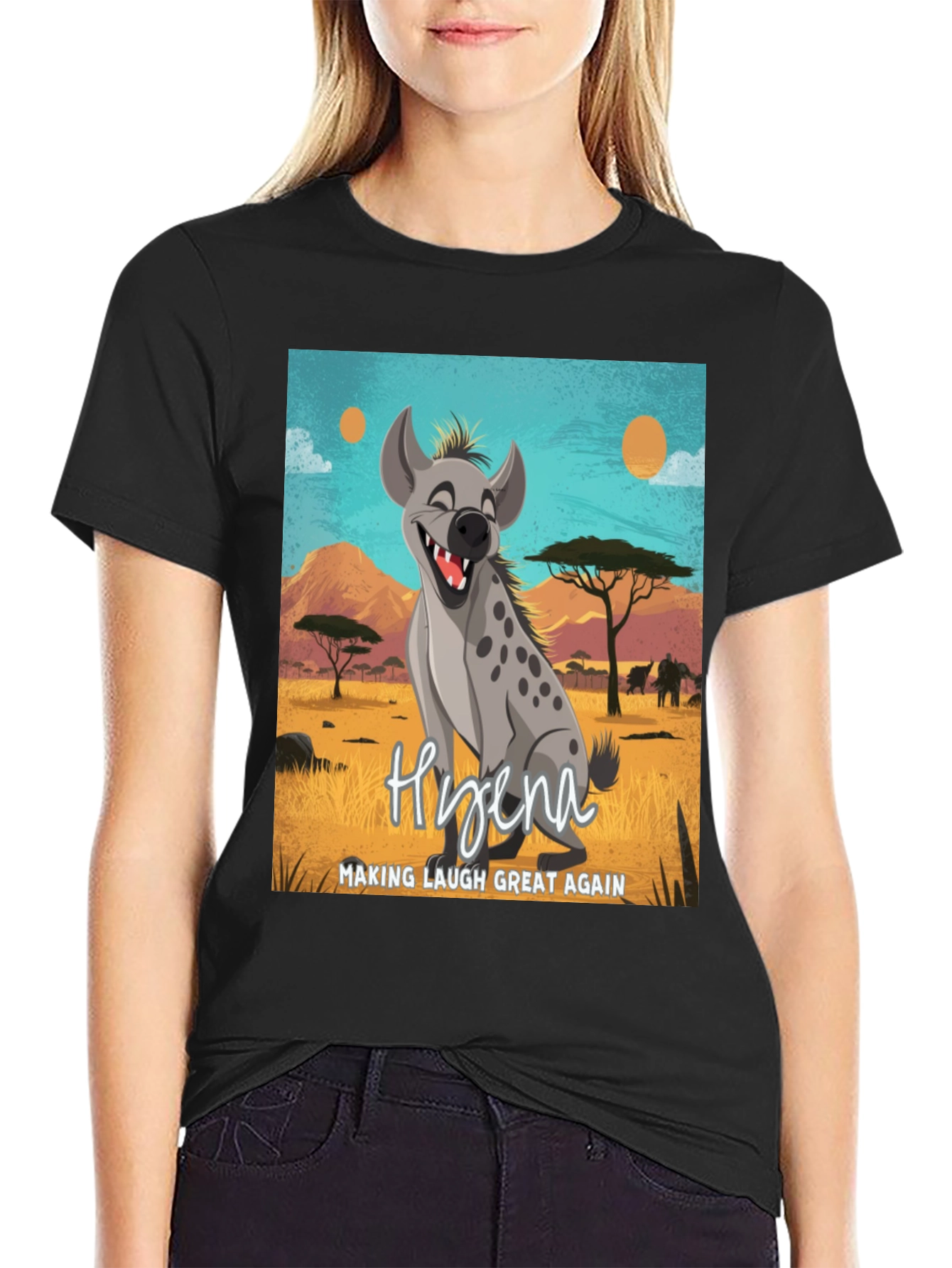 Hyena Making Laugh Great Again T-Shirt