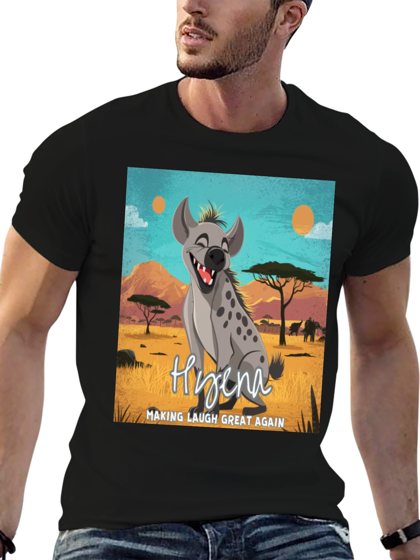 Hyena Making Laugh Great Again T-Shirt