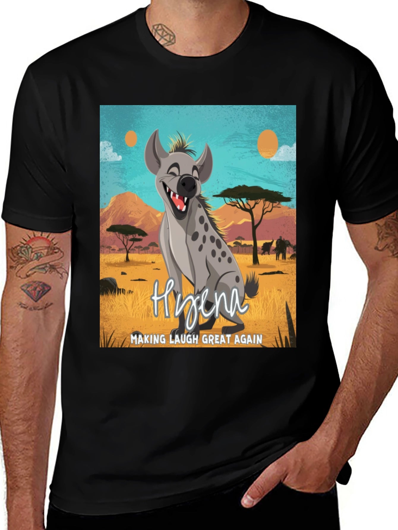 Hyena Making Laugh Great Again T-Shirt