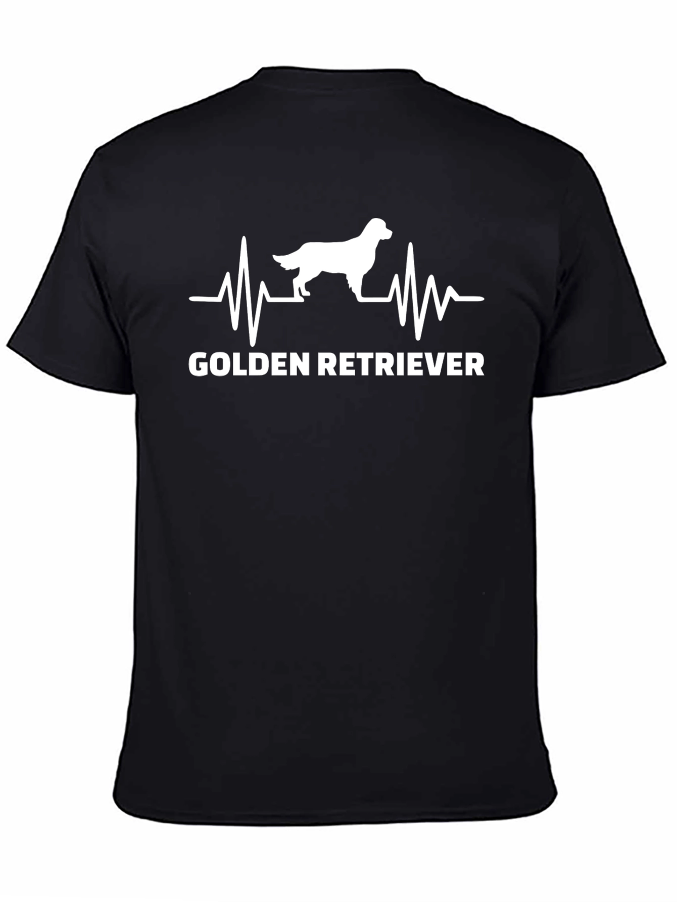 Golden Retriever Heartbeat T-Shirt - Dog Lover Tee