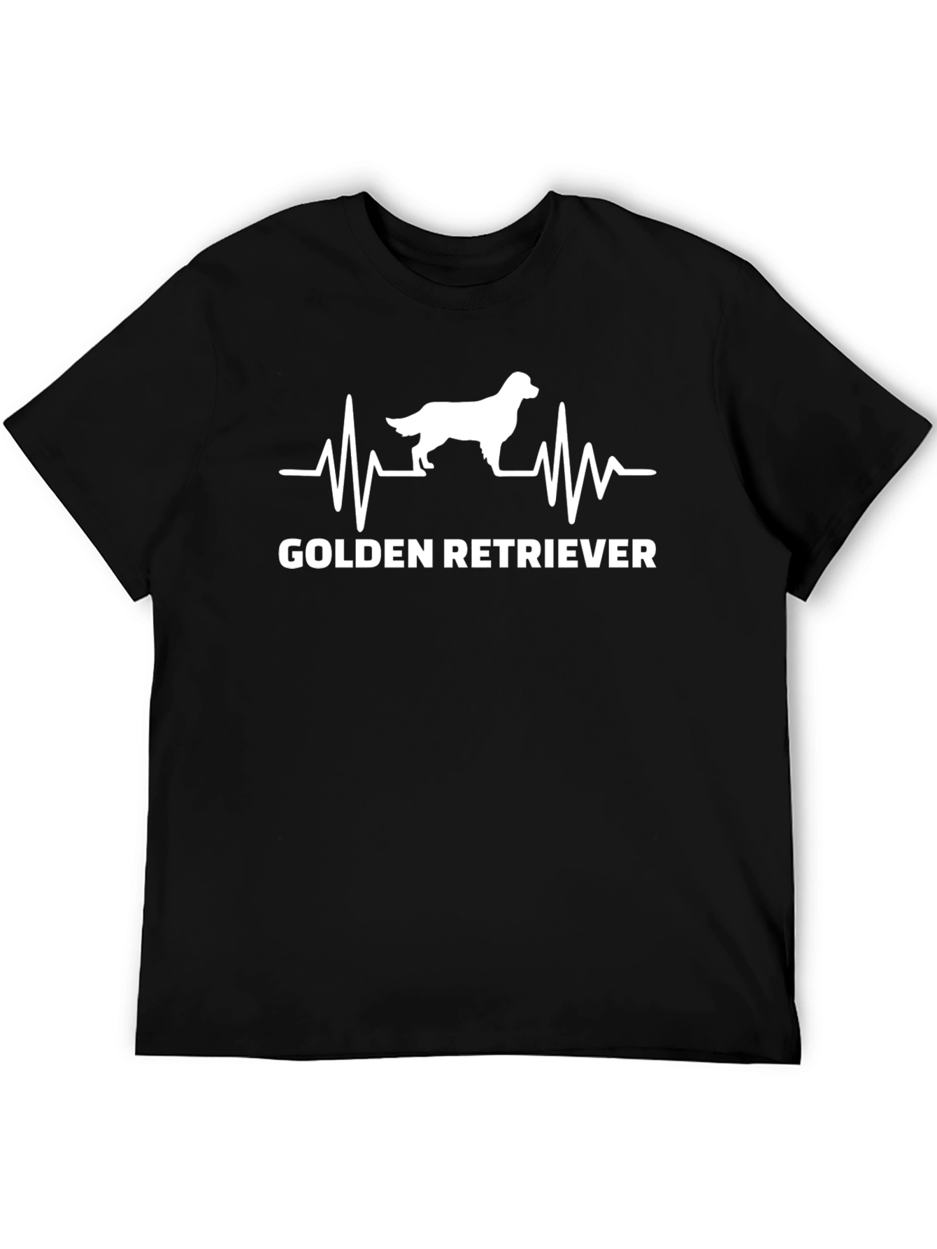 Golden Retriever Heartbeat T-Shirt - Dog Lover Tee