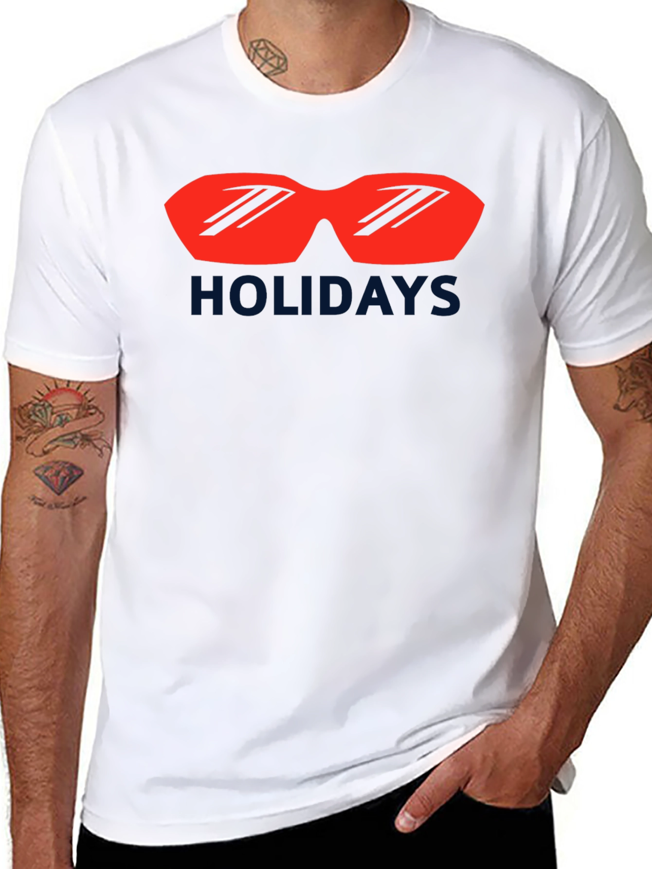 Holidays Sunglasses T-Shirt - Cool Summer Vibes