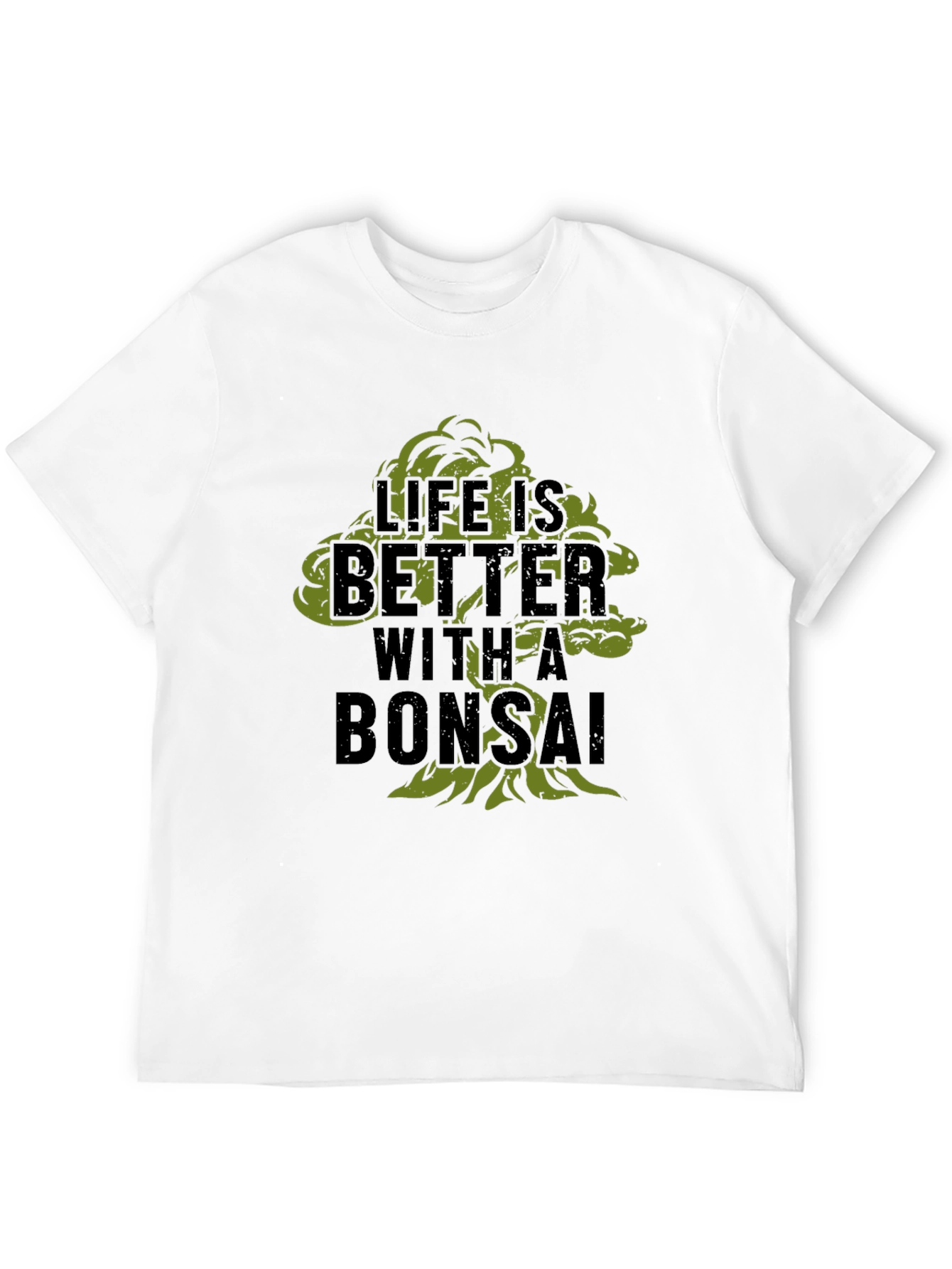 Life is Better with a Bonsai Black T-Shirt