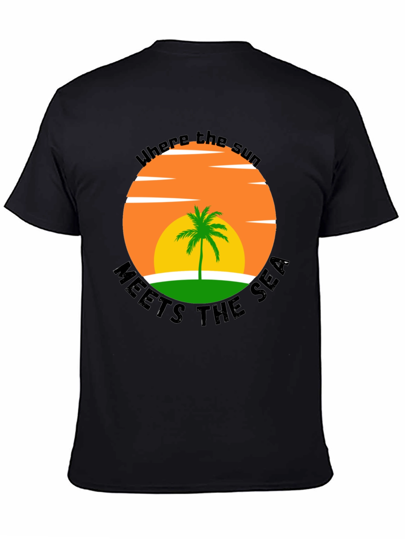 Tropical Sunset T-Shirt: Where the Sun Meets the Sea