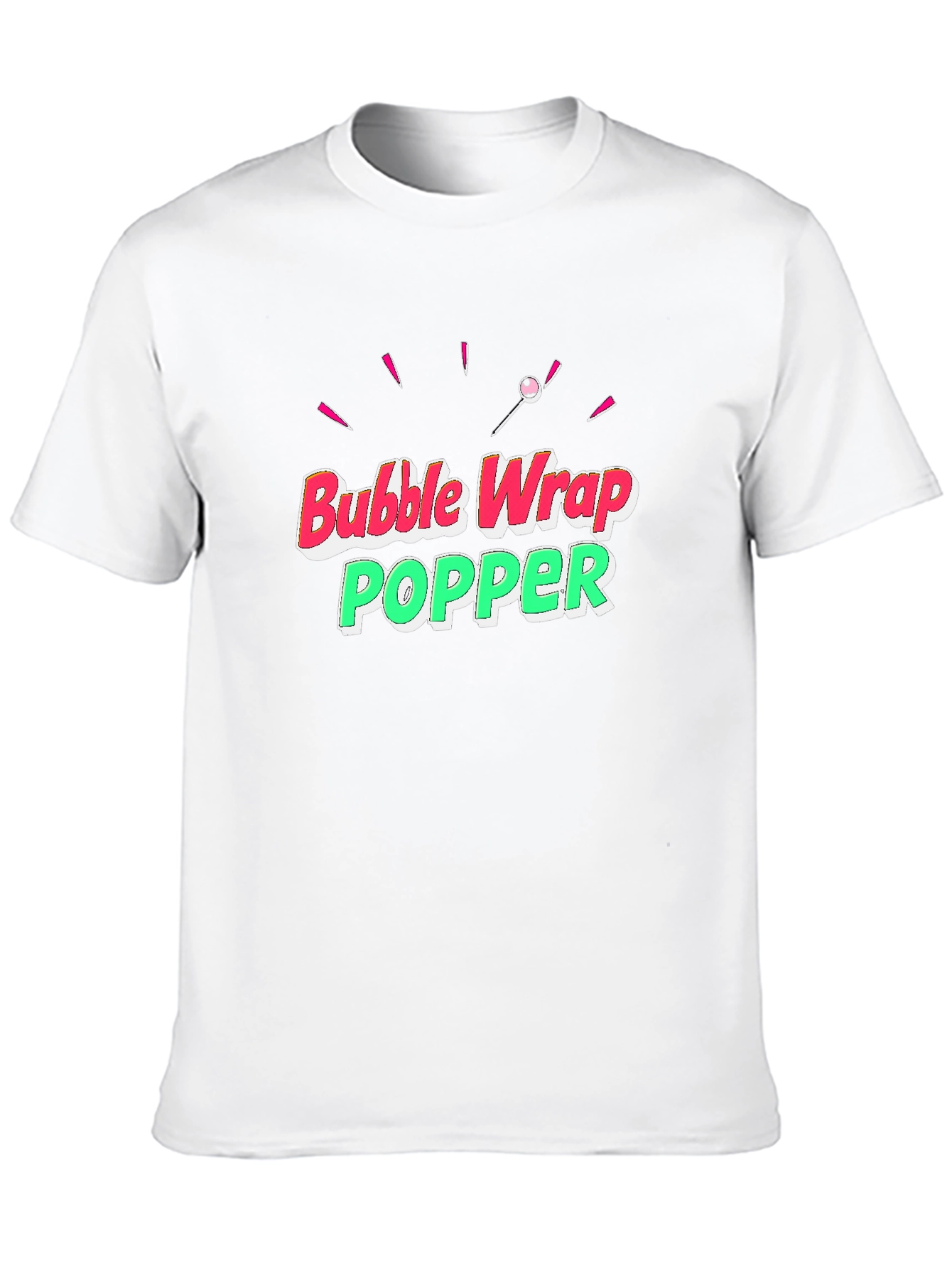 Bubble Wrap Popper Graphic T-Shirt