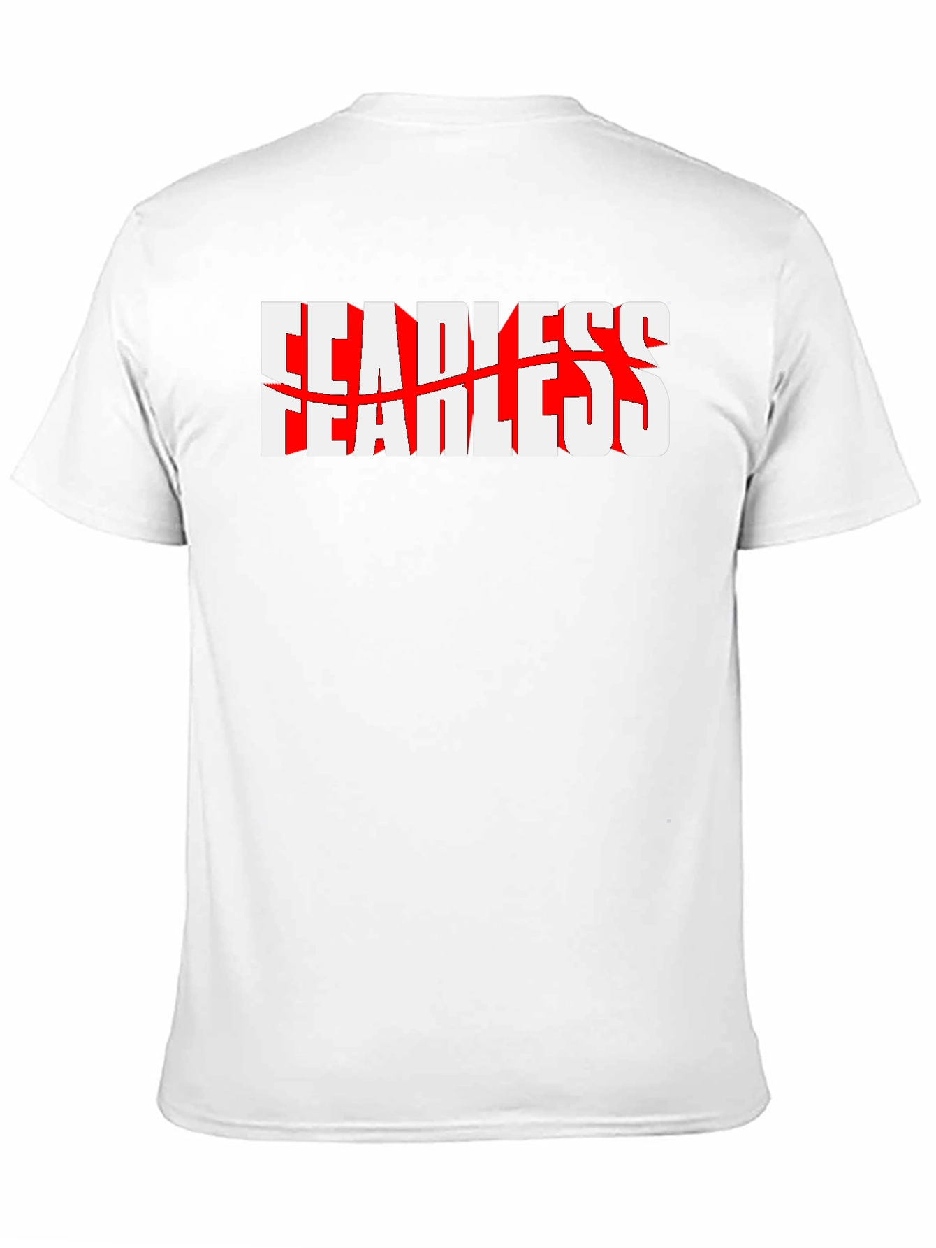 Fearless Graphic Print Black T-Shirt