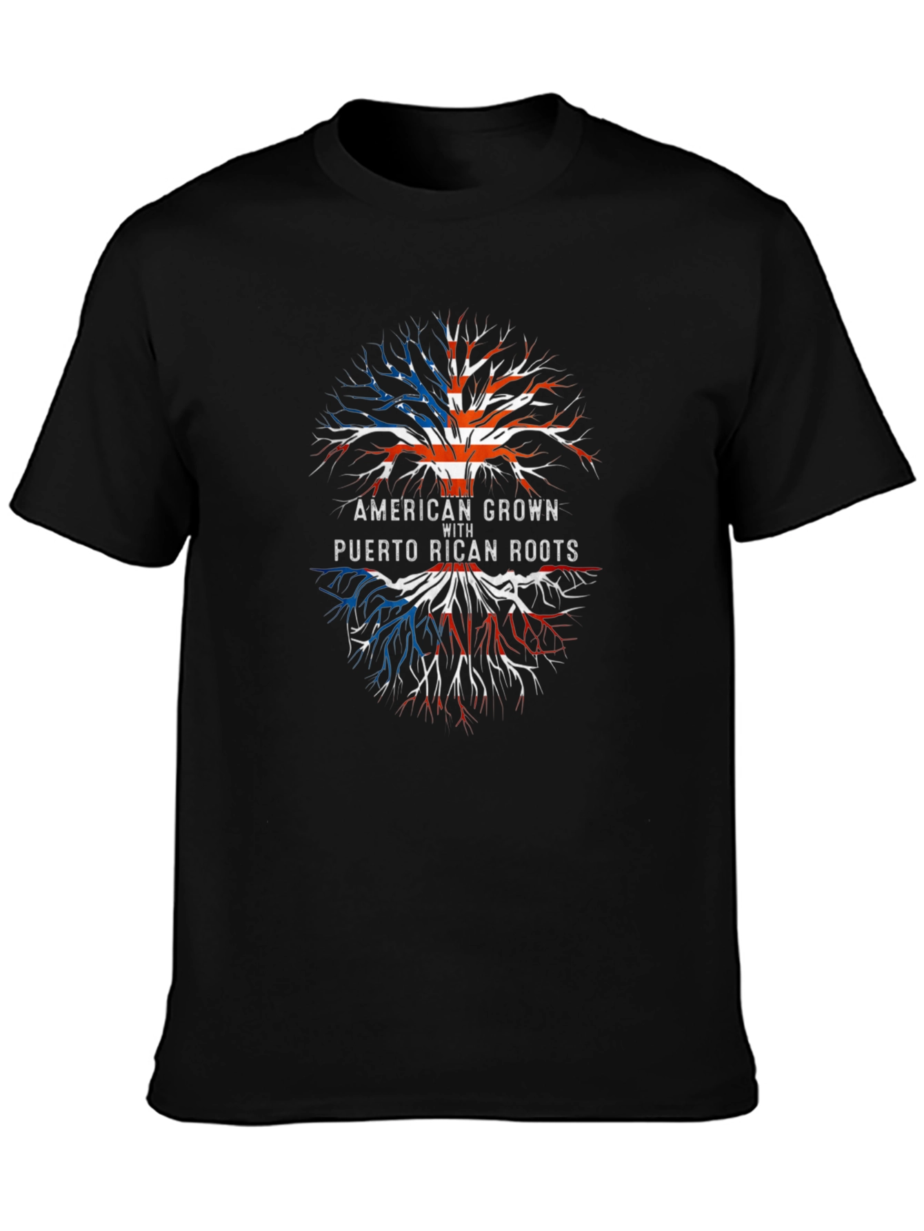 American Grown Puerto Rican Roots T-Shirt