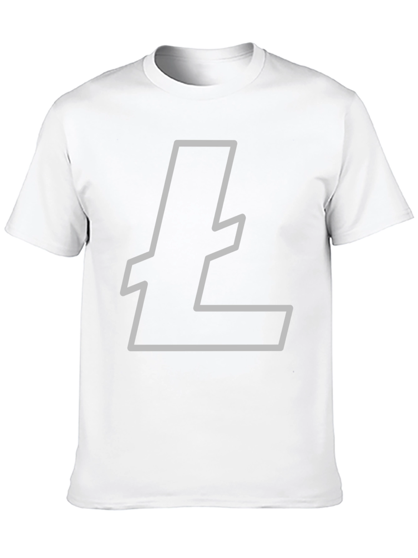 Litecoin Logo Black T-Shirt Crypto Tee