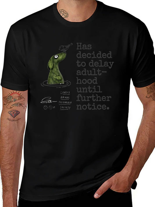 Dog Delaying Adulthood Graphic Tee