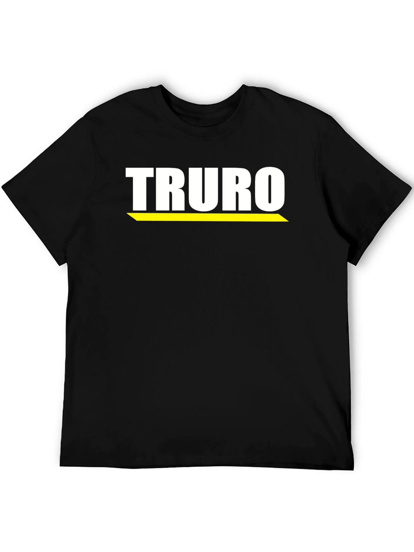 TRURO Black T-Shirt: Stylish Graphic Tee