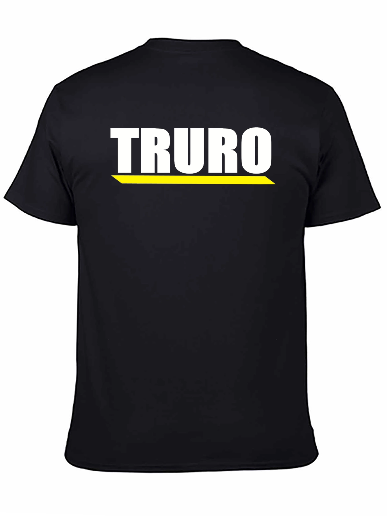 TRURO Black T-Shirt: Stylish Graphic Tee