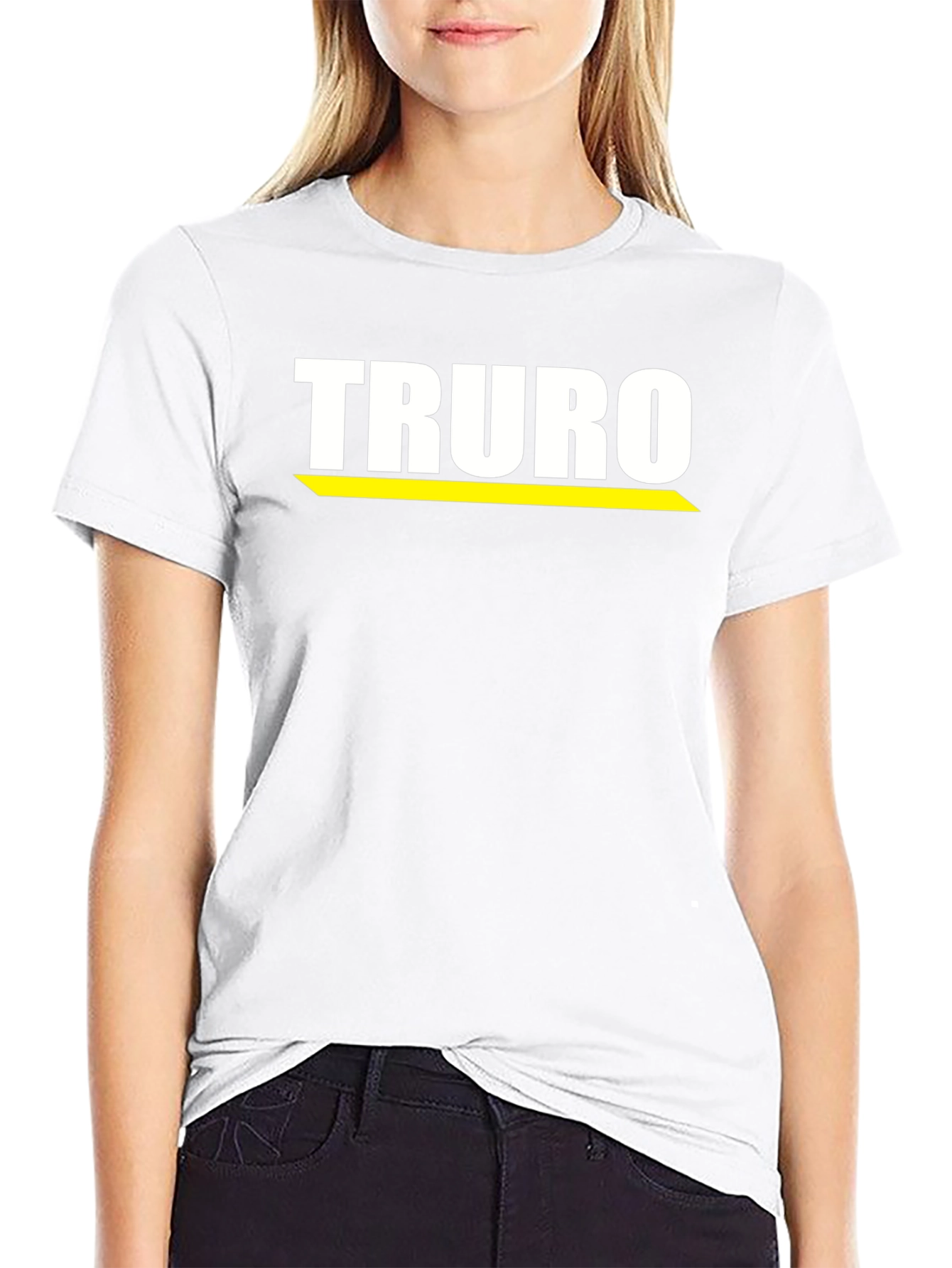 TRURO Black T-Shirt: Stylish Graphic Tee